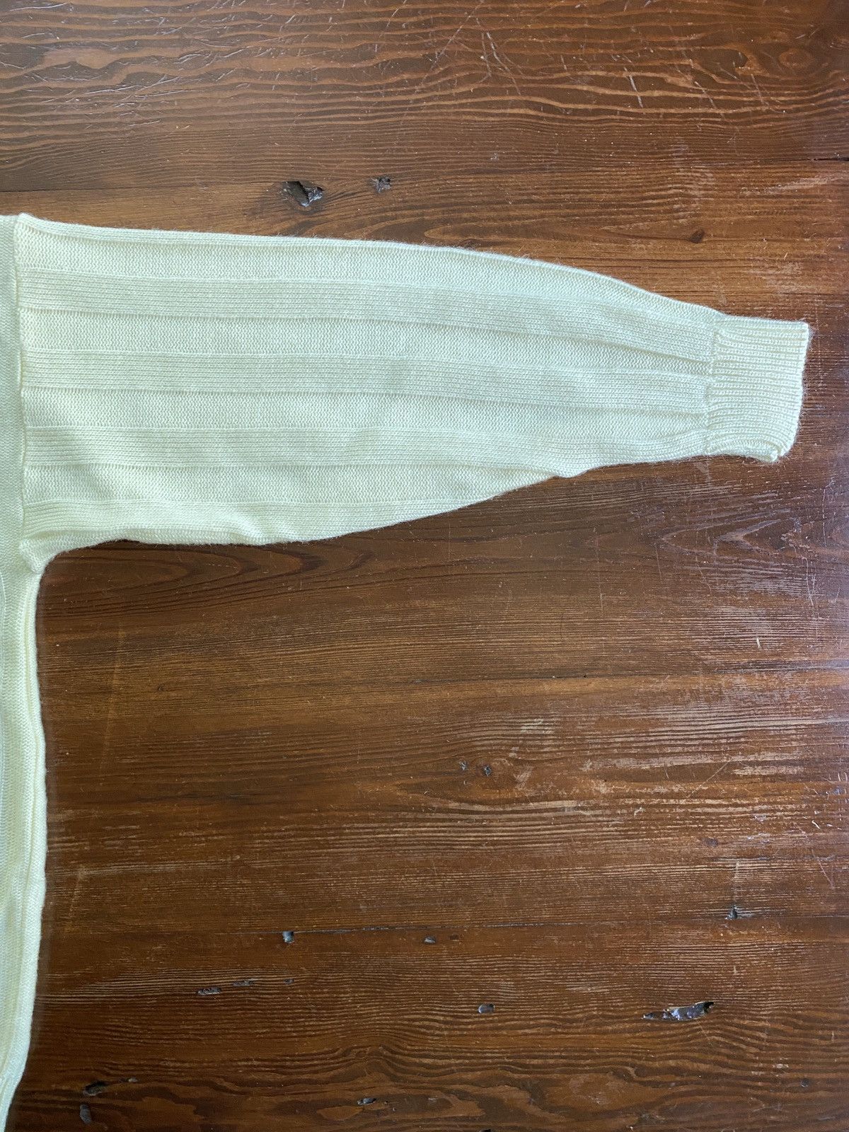 Vintage Vintage 70’s Cattivo Cream Knit Sweater Size US L / EU 52-54 / 3 - 10 Thumbnail