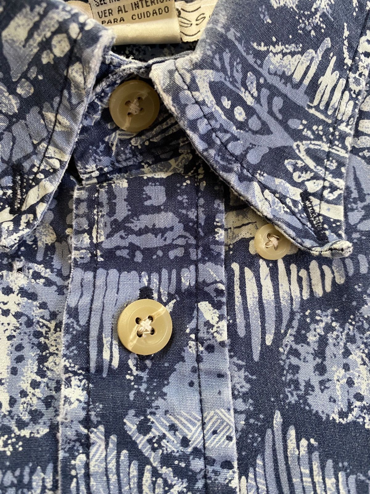Vintage Vintage 90’s Crossings Sueded Hawaiian Style Button Up Size US M / EU 48-50 / 2 - 10 Thumbnail