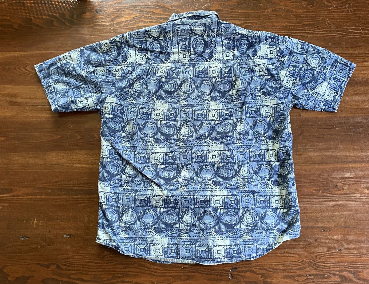 Vintage Vintage 90’s Crossings Sueded Hawaiian Style Button Up Size US M / EU 48-50 / 2 - 13 Thumbnail