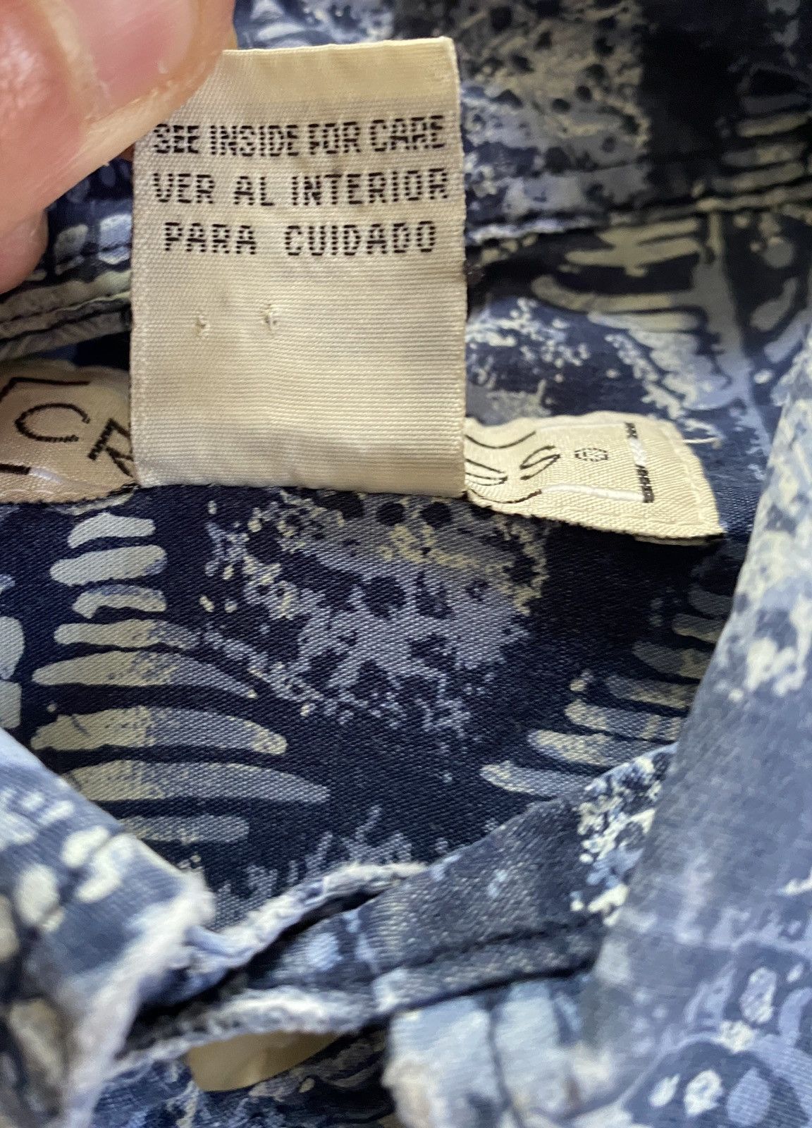 Vintage Vintage 90’s Crossings Sueded Hawaiian Style Button Up Size US M / EU 48-50 / 2 - 12 Thumbnail