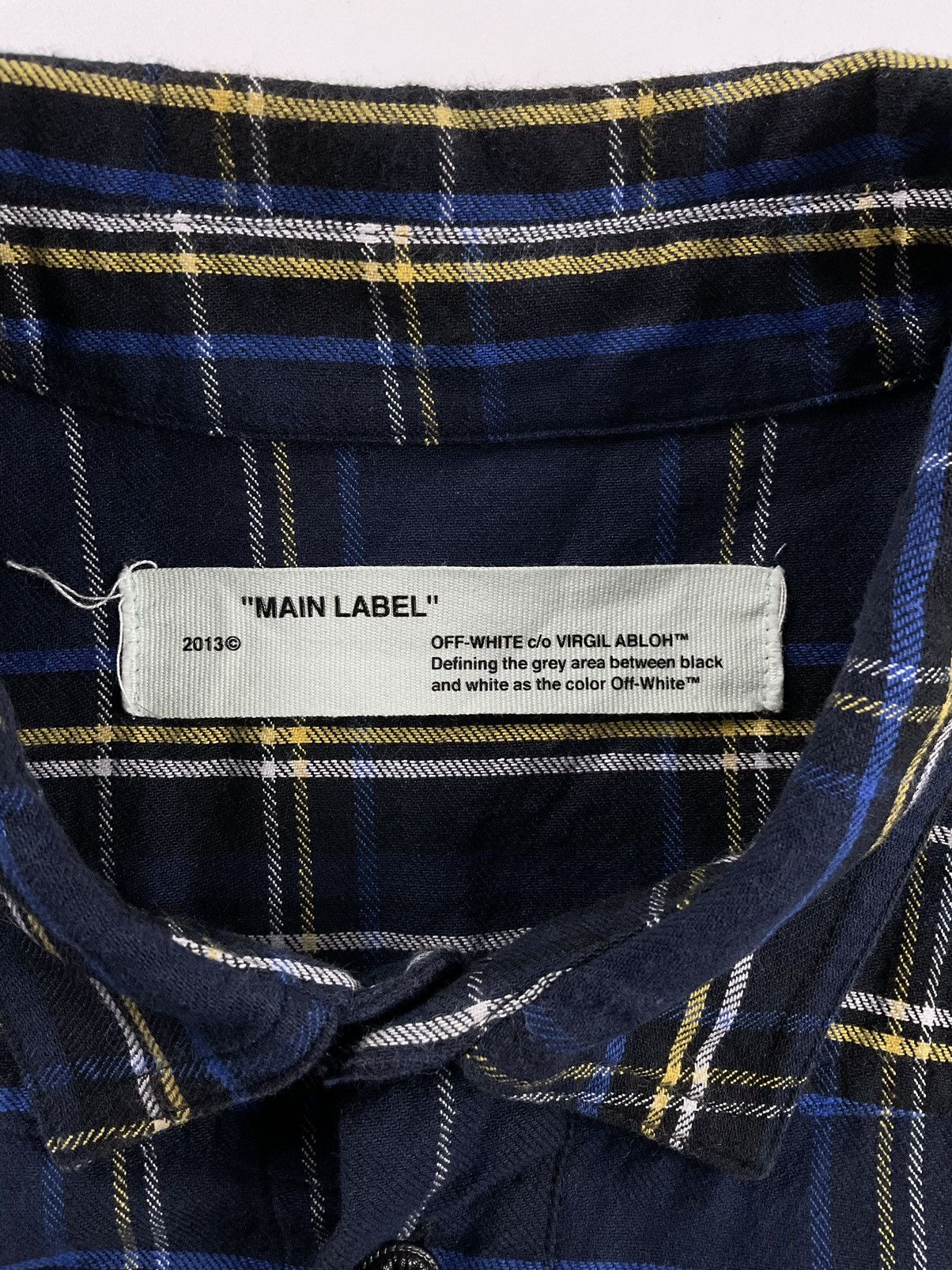 Off-White Off White Diagonal Spray Flannel Shirt Size US S / EU 44-46 / 1 - 7 Thumbnail