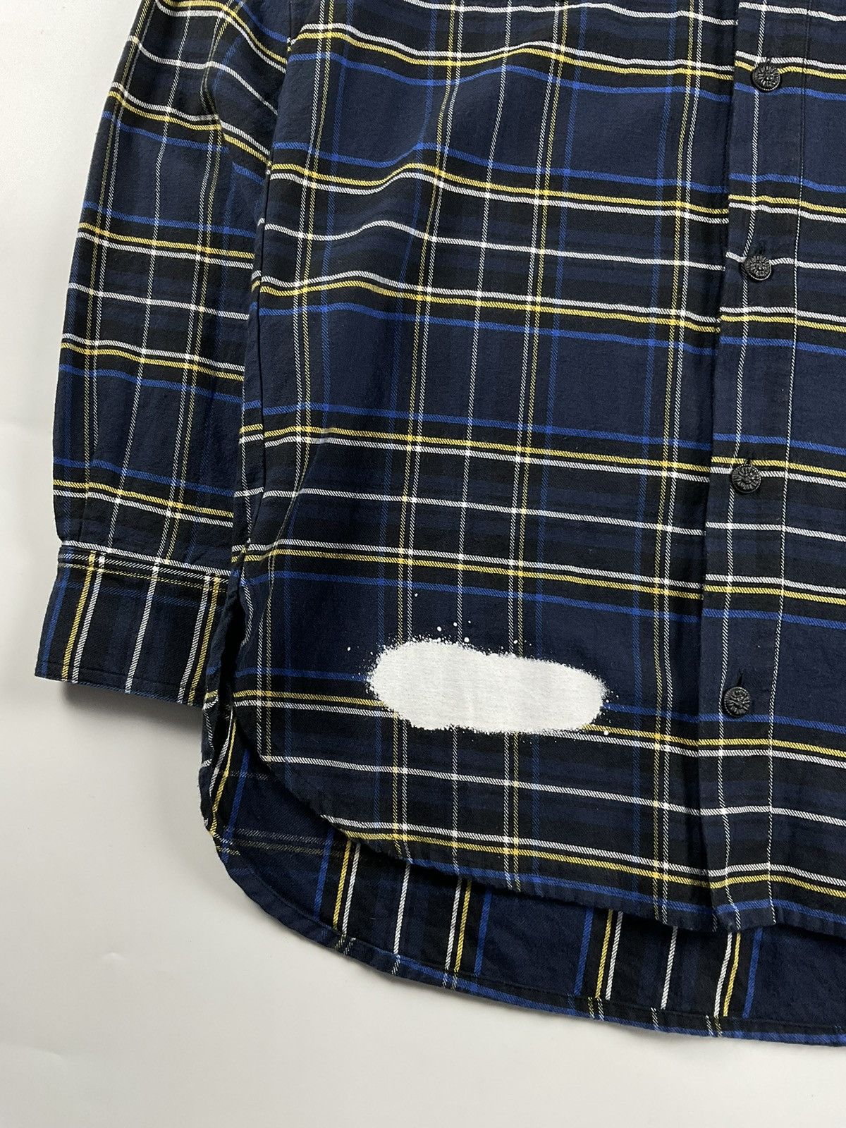 Off-White Off White Diagonal Spray Flannel Shirt Size US S / EU 44-46 / 1 - 5 Thumbnail