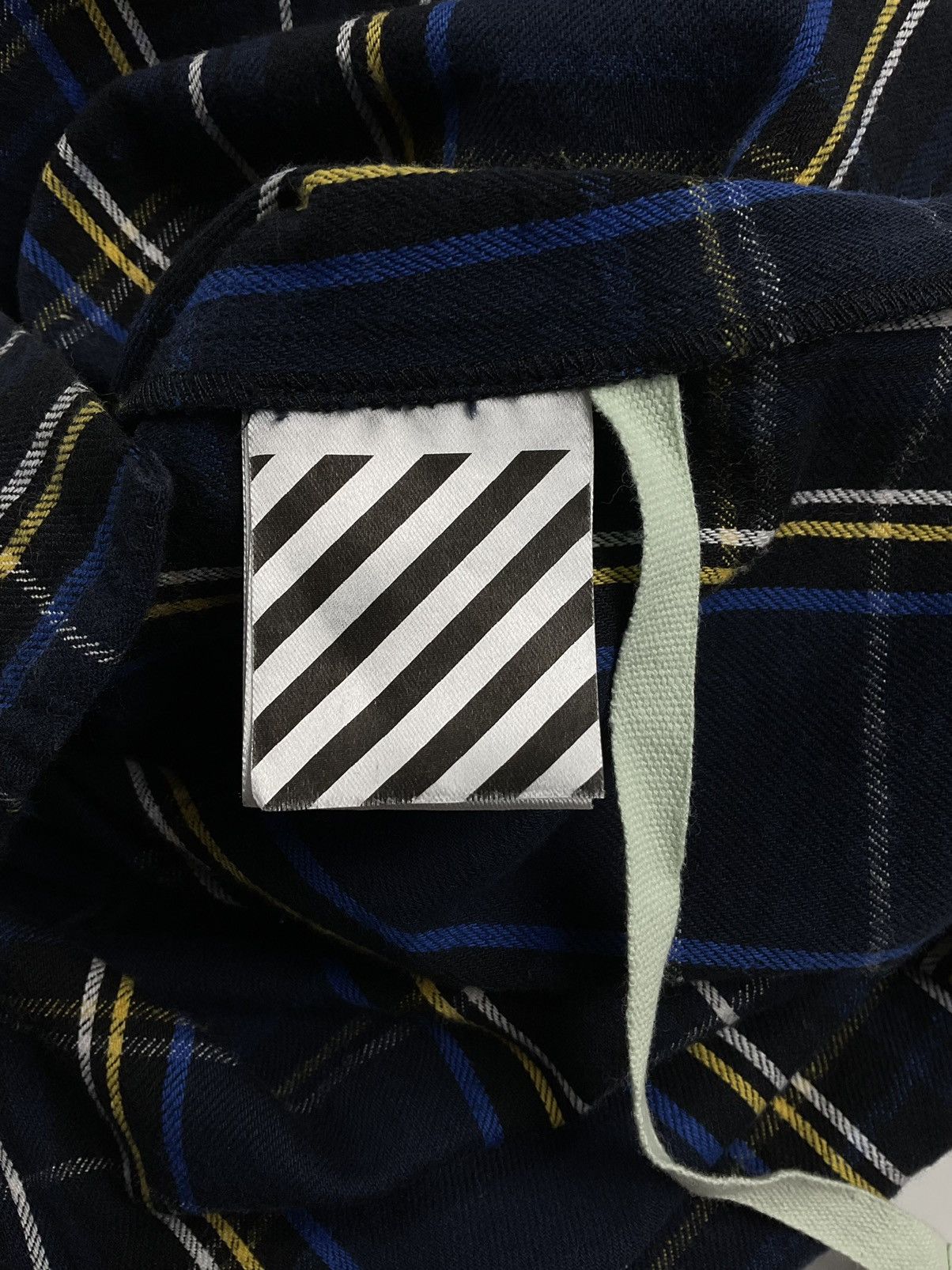 Off-White Off White Diagonal Spray Flannel Shirt Size US S / EU 44-46 / 1 - 8 Thumbnail