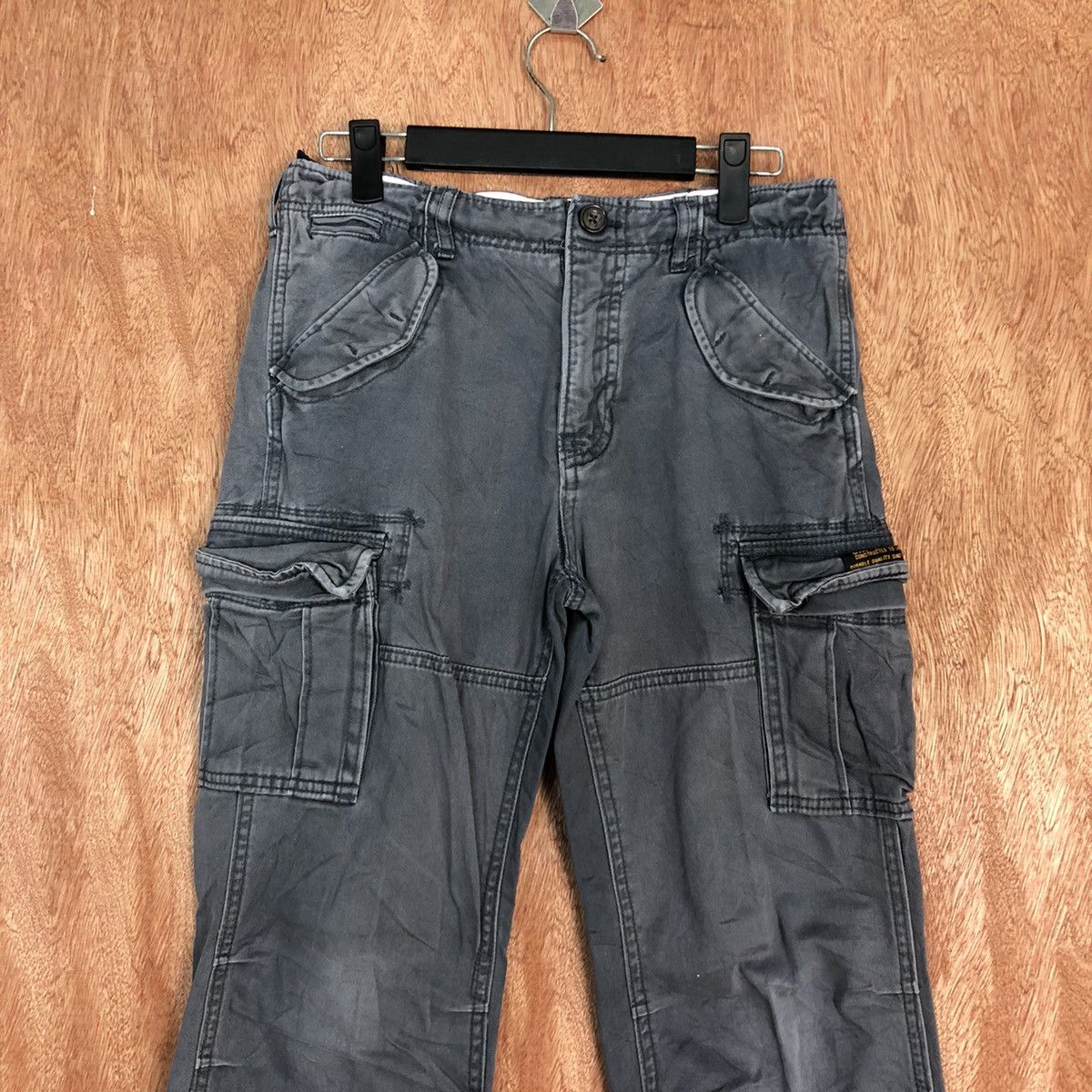 Japanese Brand × Vintage Retro Faded Cargo Pant, multiple Pockets by GAP brand Size US 26 / EU 42 - 2 Thumbnail
