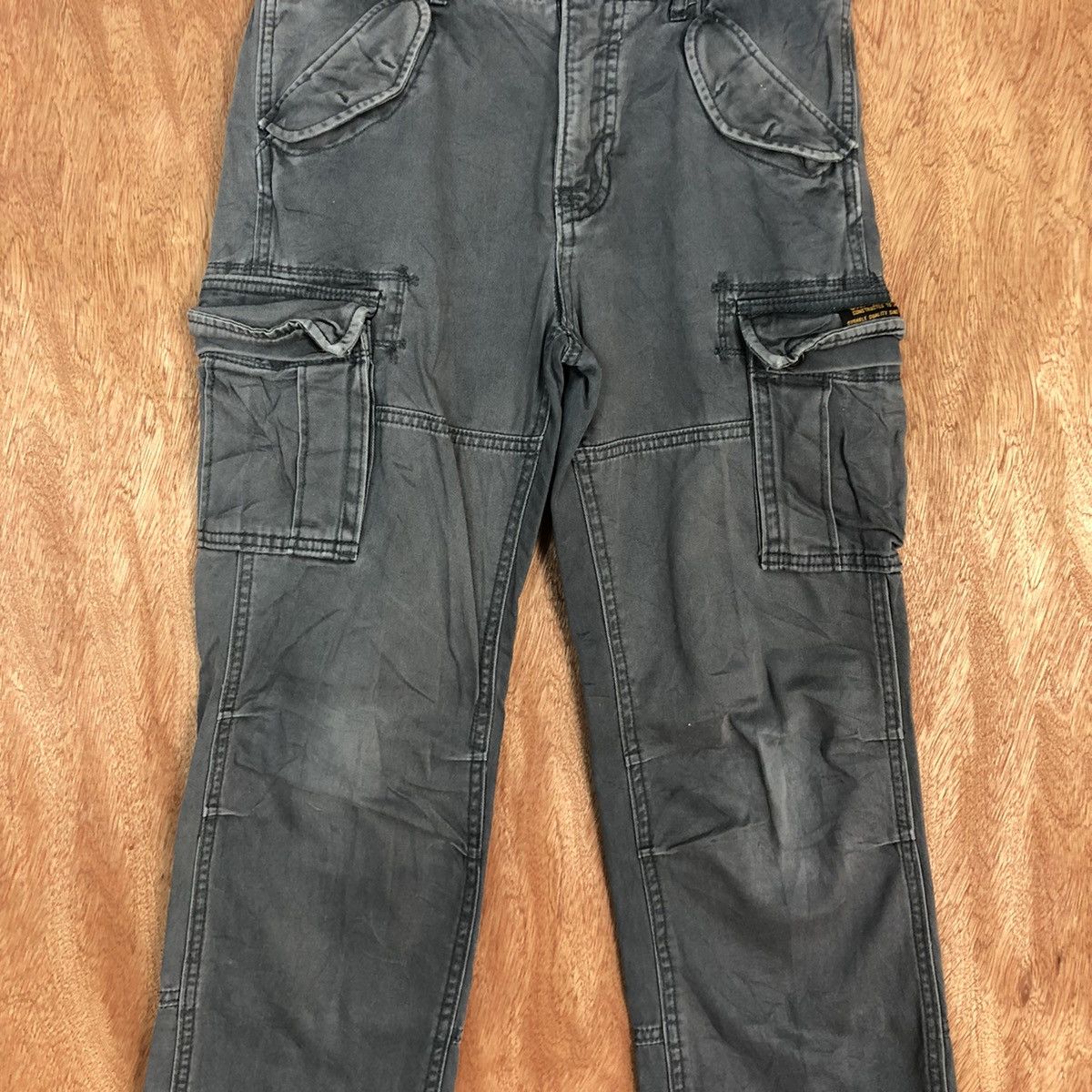Japanese Brand × Vintage Retro Faded Cargo Pant, multiple Pockets by GAP brand Size US 26 / EU 42 - 4 Thumbnail