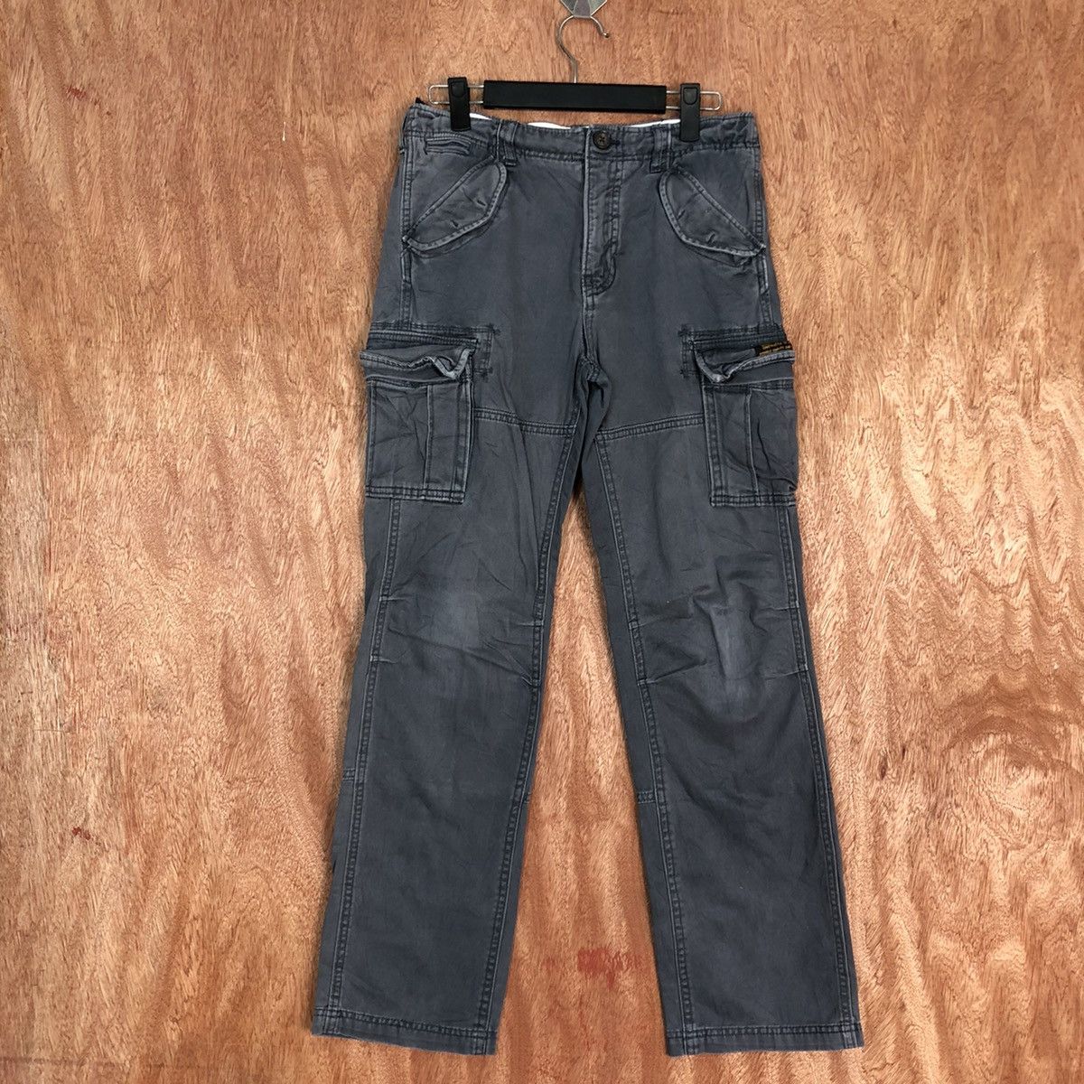 Japanese Brand × Vintage Retro Faded Cargo Pant, multiple Pockets by GAP brand Size US 26 / EU 42 - 1 Thumbnail