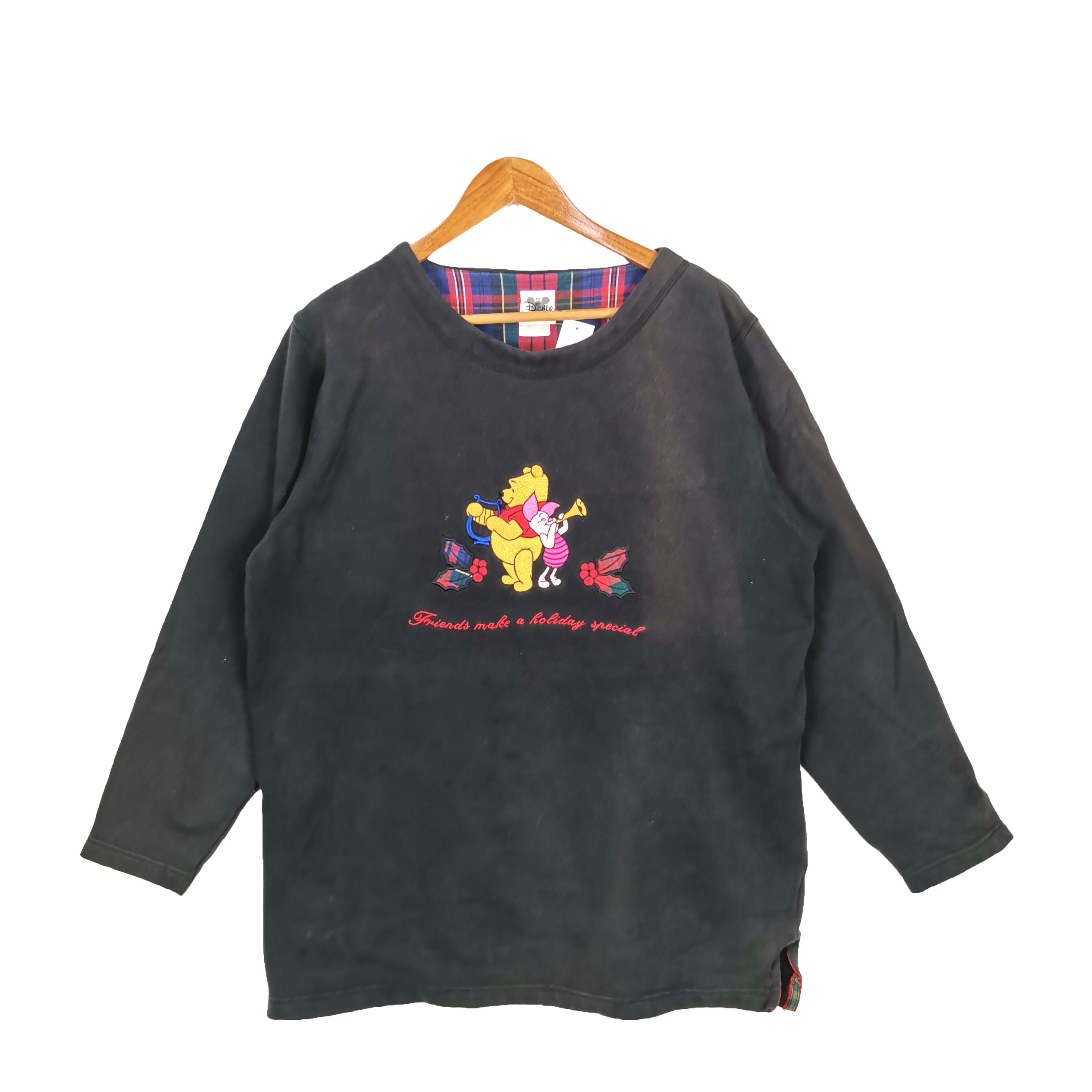 Disney × Vintage Vintage Pooh Sweatshirt Disney Cartoon Anime Sweater Size US L / EU 52-54 / 3 - 1 Thumbnail