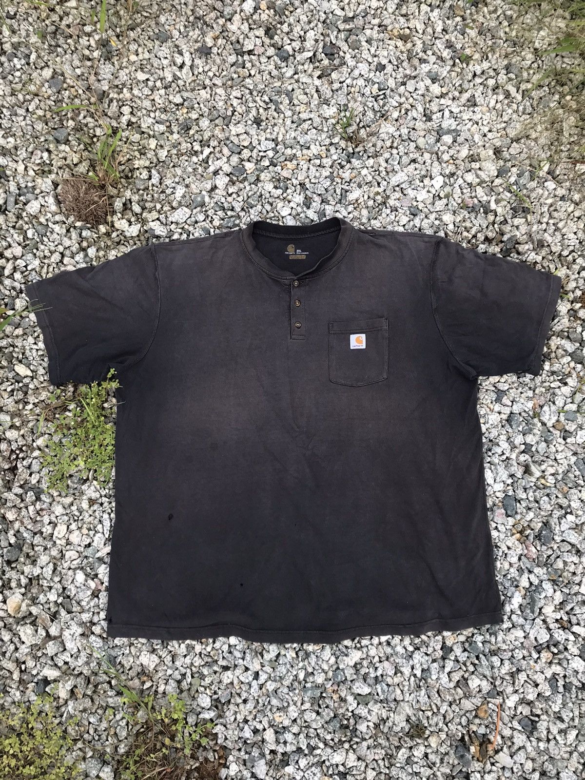 Carhartt Distressed Big Size Carhatt Pocket Tee Size US XXL / EU 58 / 5 - 1 Thumbnail