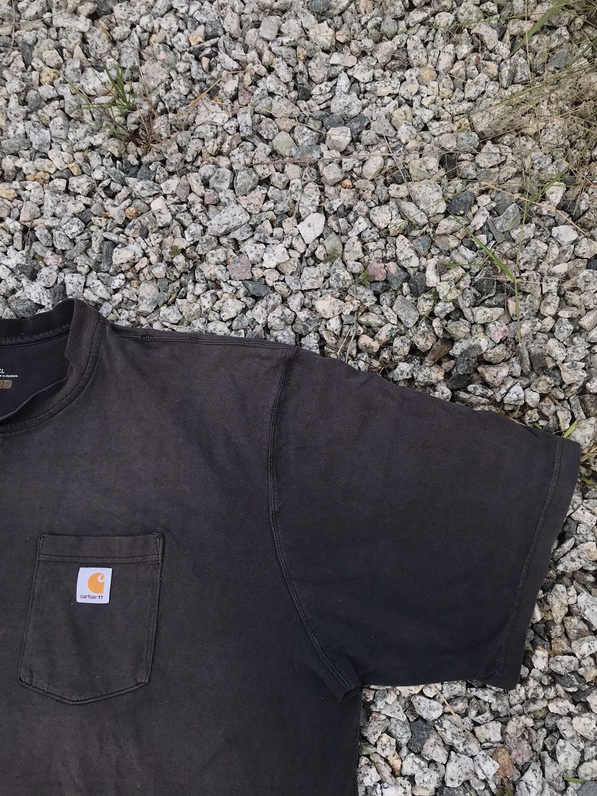 Carhartt Distressed Big Size Carhatt Pocket Tee Size US XXL / EU 58 / 5 - 5 Thumbnail