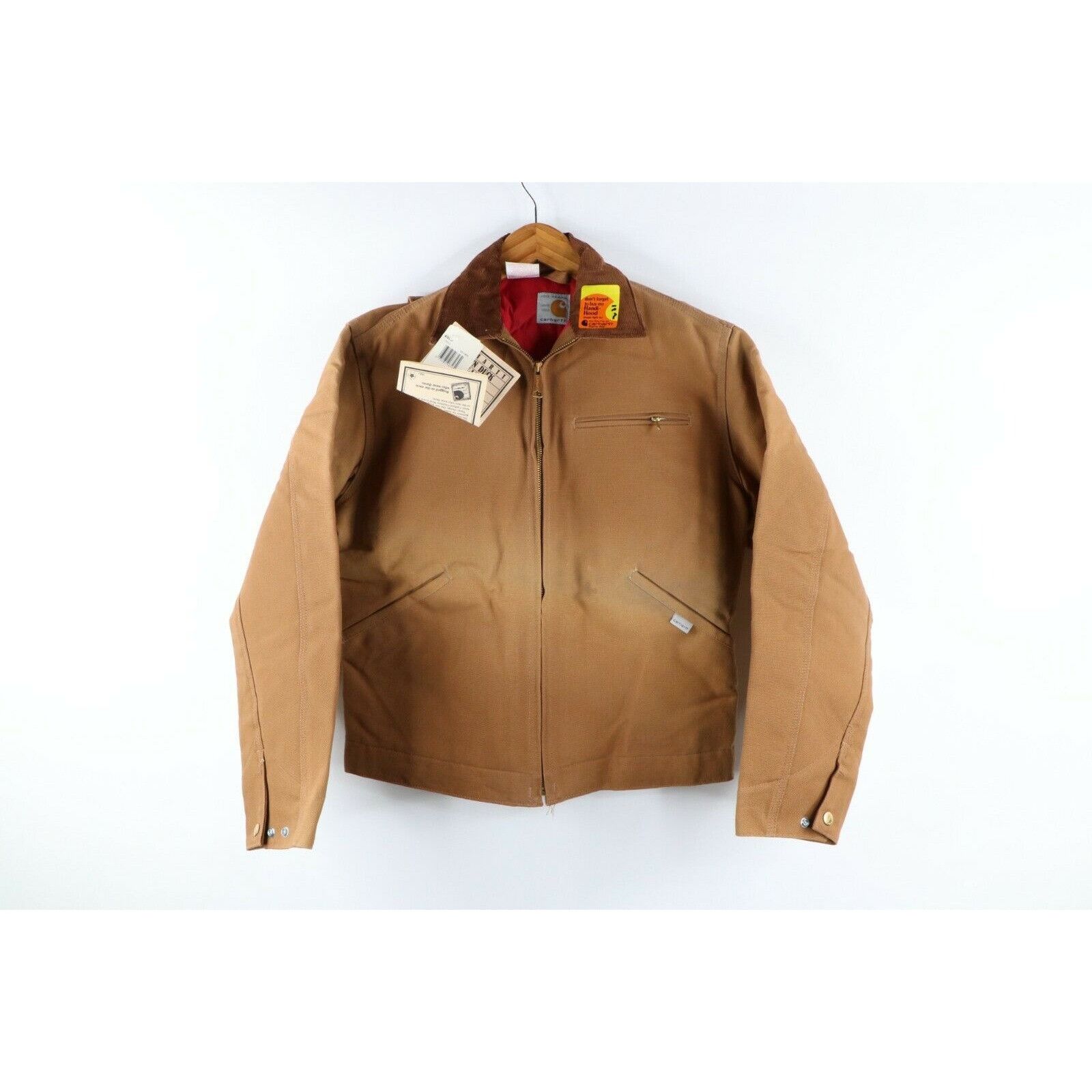 image of Deadstock Vintage 80's 100 Year Carhartt Detroit Jacket in Brown, Men's (Size Medium)