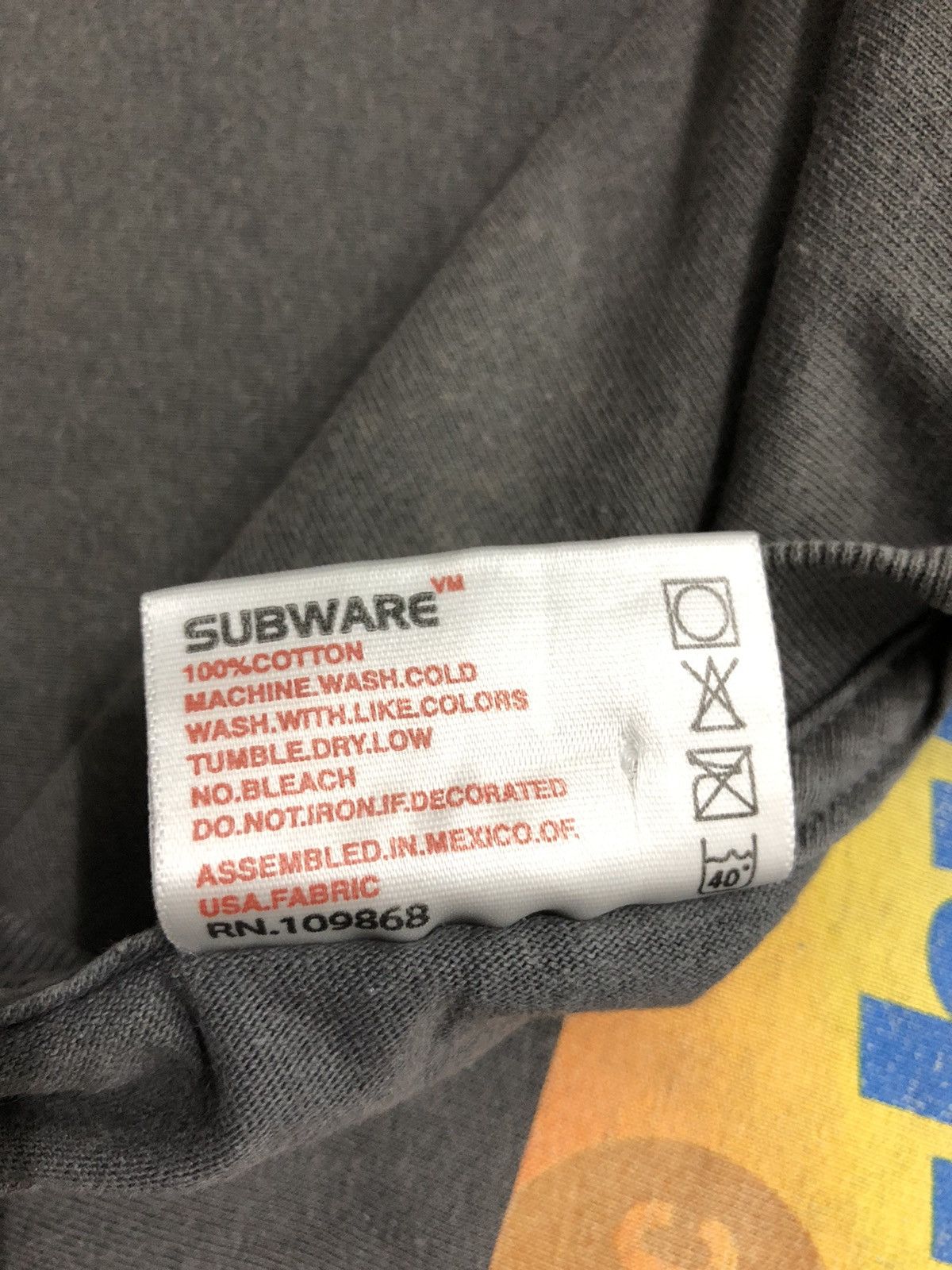 Subware 90's Subware metro card tee Size US M / EU 48-50 / 2 - 9 Thumbnail