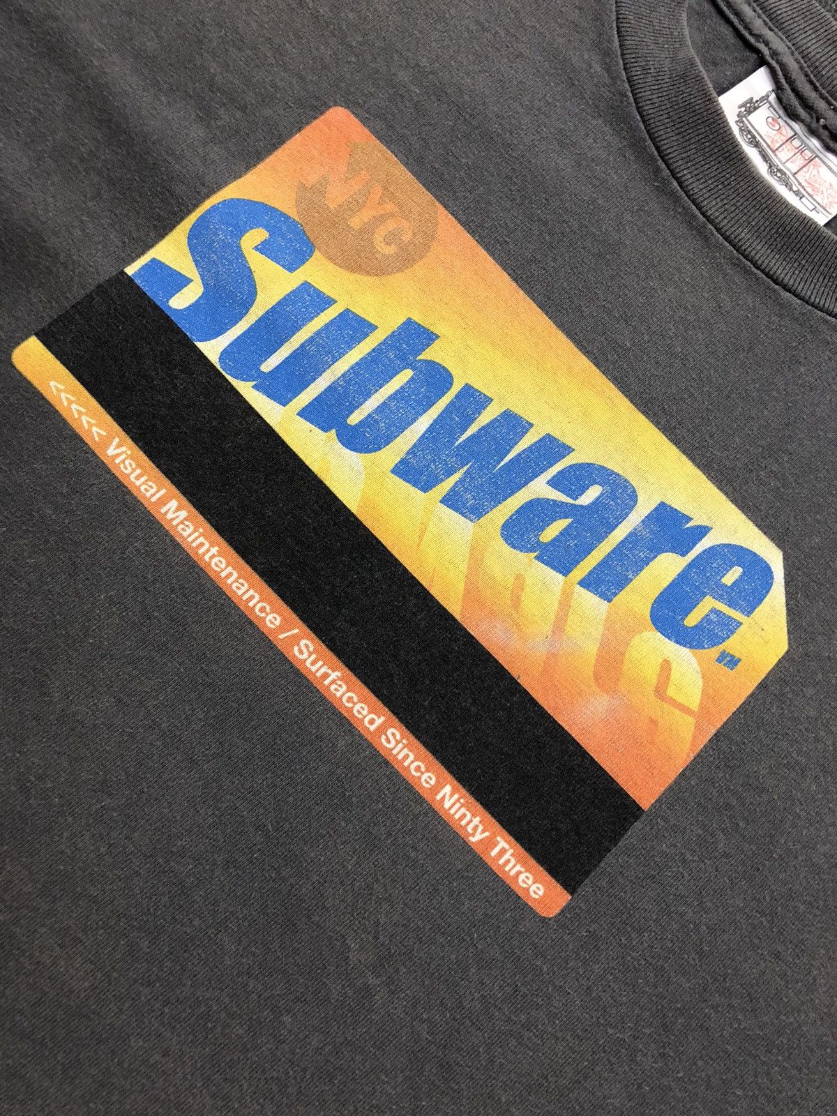 Subware 90's Subware metro card tee Size US M / EU 48-50 / 2 - 10 Thumbnail