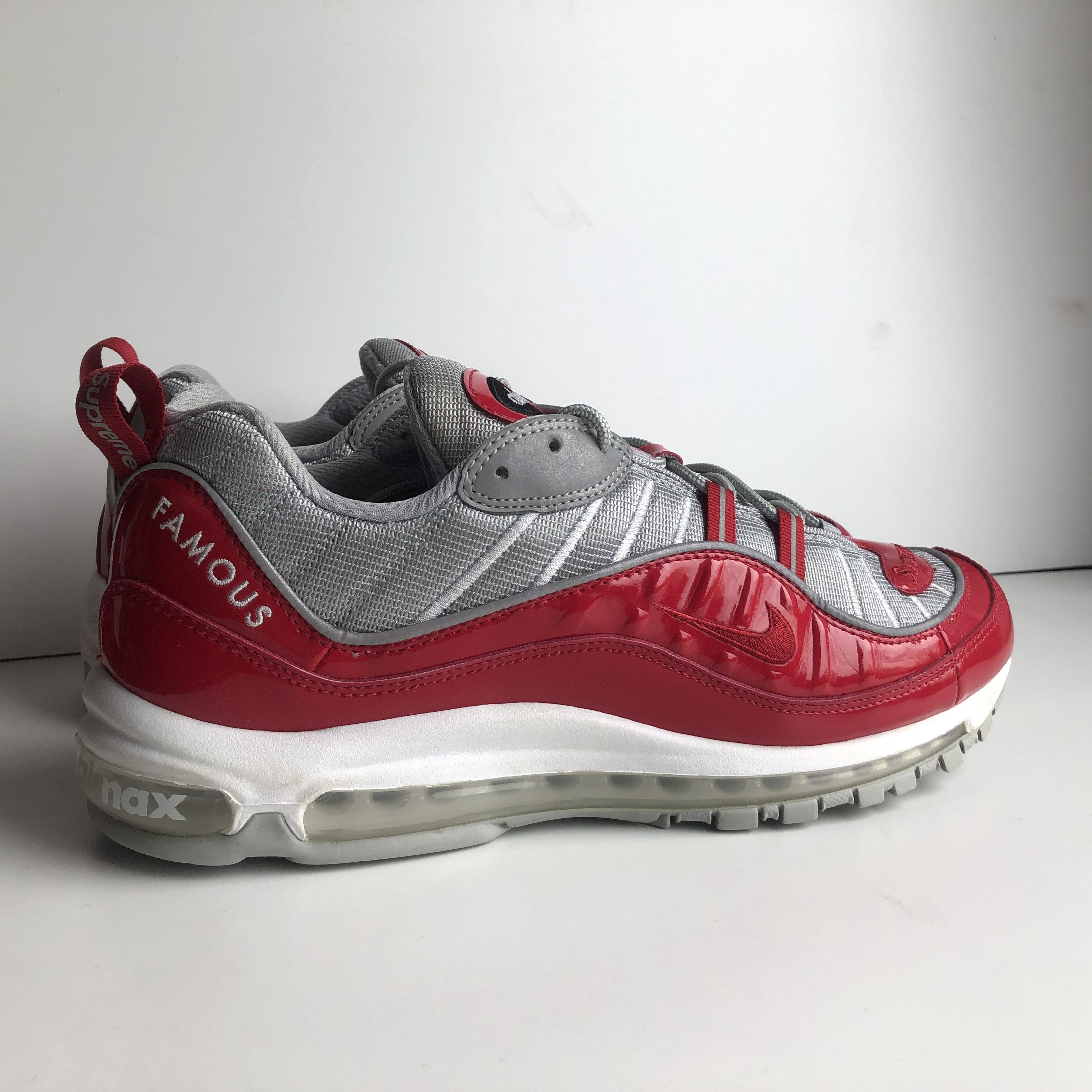 Air Max 98 Supreme Red Supreme X Nike Air Max 98 Red Sneakers