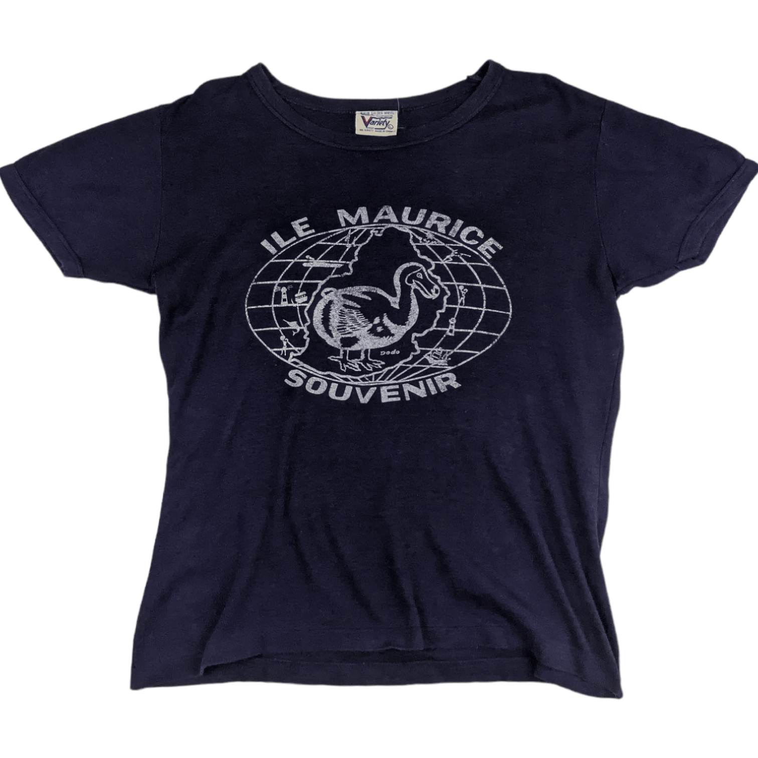 Vintage 70's ILE MAURICE Mauritius Souvenir Tee Single Stitches Size L / US 10 / IT 46 - 2 Thumbnail