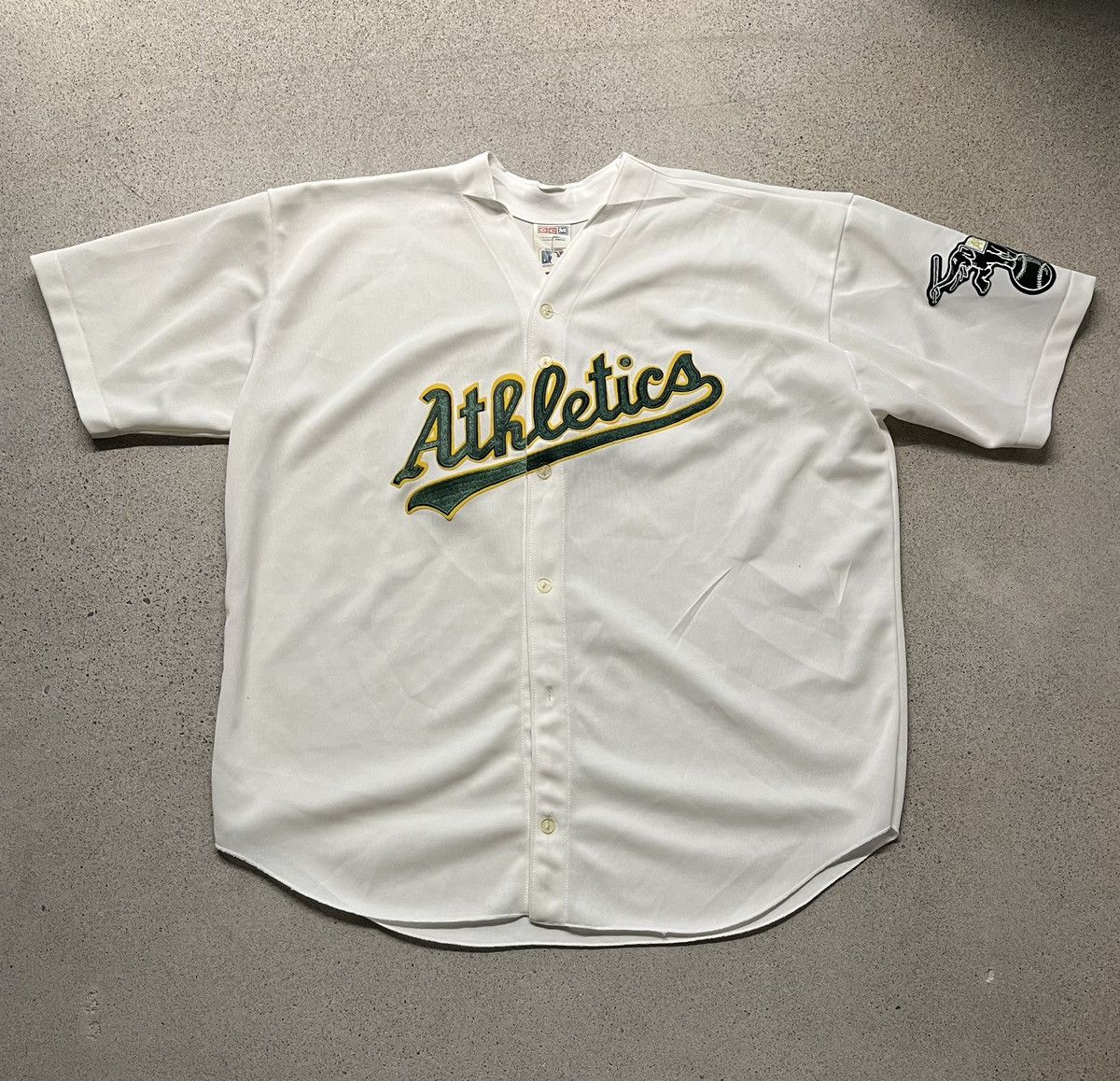 Oakland athletics baseball jersey deals