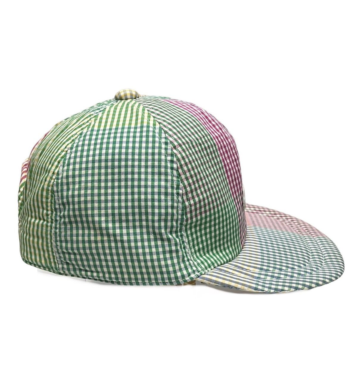Lacoste 🔥Vtg 80’s LACOSTE Hype Small Check Multicolor Snapback Hat Size ONE SIZE - 7 Thumbnail