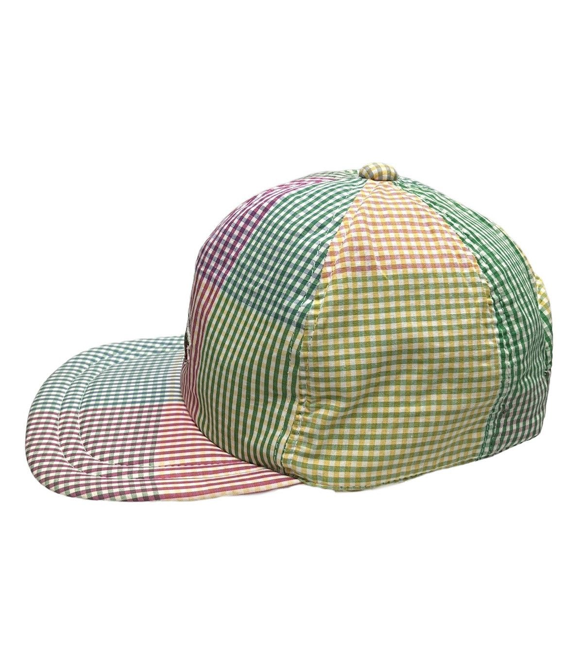 Lacoste 🔥Vtg 80’s LACOSTE Hype Small Check Multicolor Snapback Hat Size ONE SIZE - 6 Thumbnail