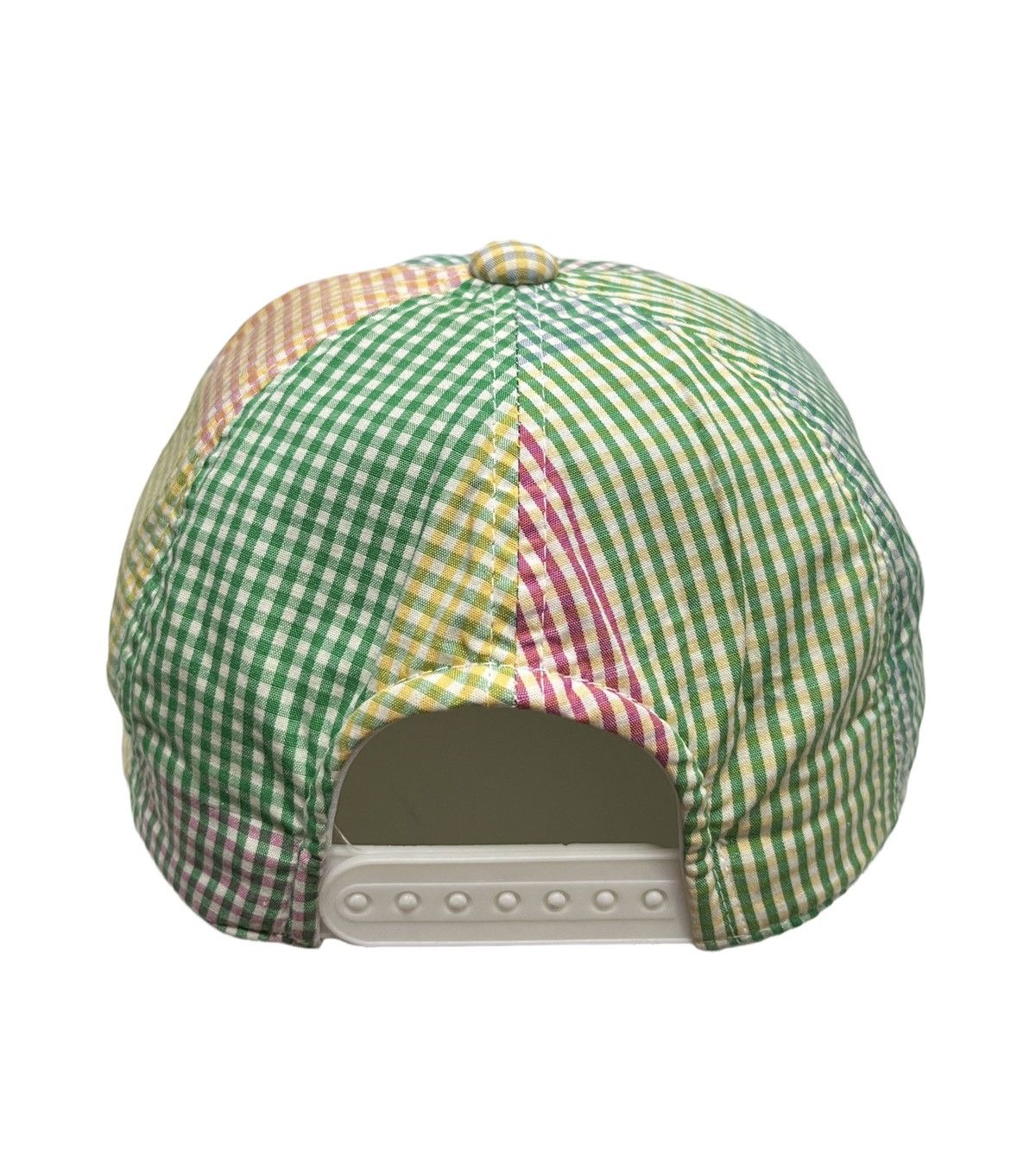 Lacoste 🔥Vtg 80’s LACOSTE Hype Small Check Multicolor Snapback Hat Size ONE SIZE - 9 Thumbnail