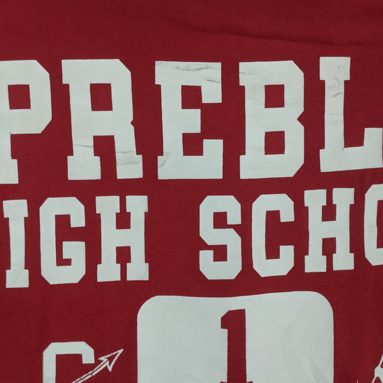 Vintage Vintage 90's PREBLE HIGH SCHOOL T-Shirt Single Stitches Size US M / EU 48-50 / 2 - 7 Thumbnail