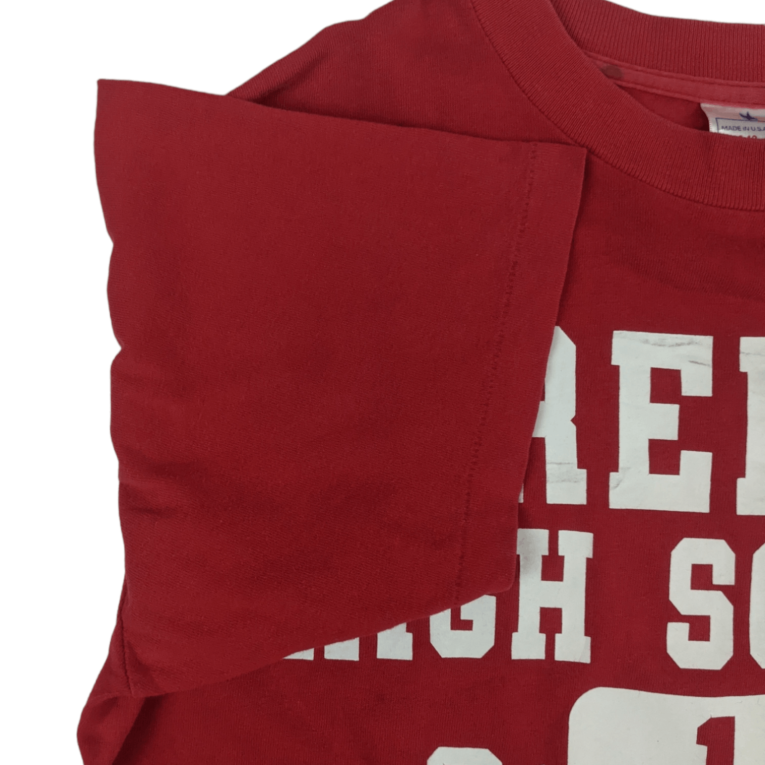 Vintage Vintage 90's PREBLE HIGH SCHOOL T-Shirt Single Stitches Size US M / EU 48-50 / 2 - 6 Thumbnail