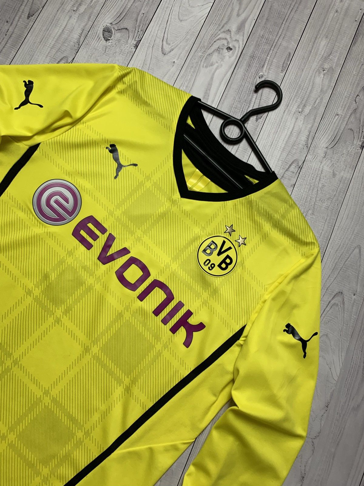 Puma × Vintage Soccer jersey Borussia Dortmund puma long sleeve size XL Size US XL / EU 56 / 4 - 2 Thumbnail