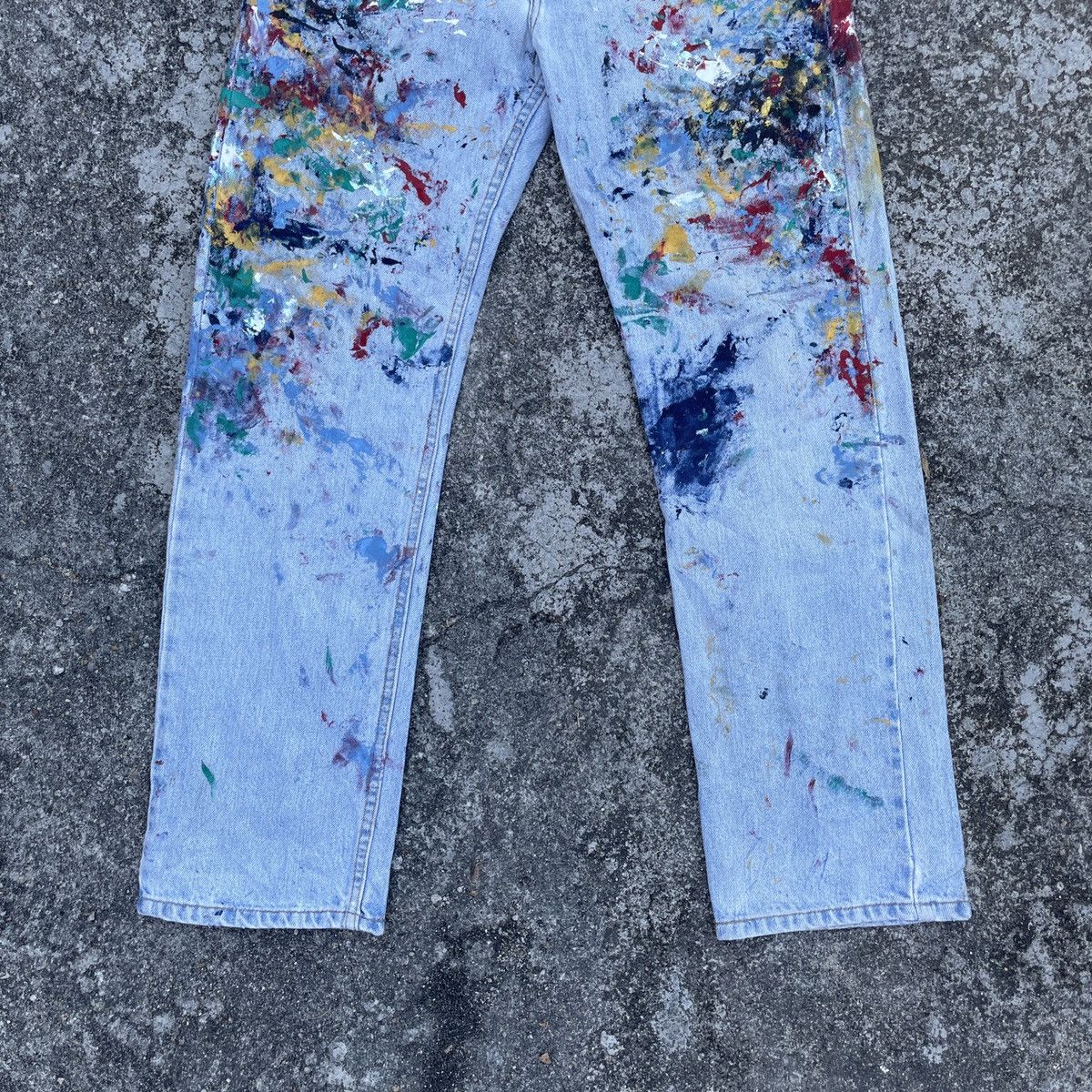 Levi's Vintage 90s Levis Lot 505 Art Denim Jeans Size US 30 / EU 46 - 4 Thumbnail