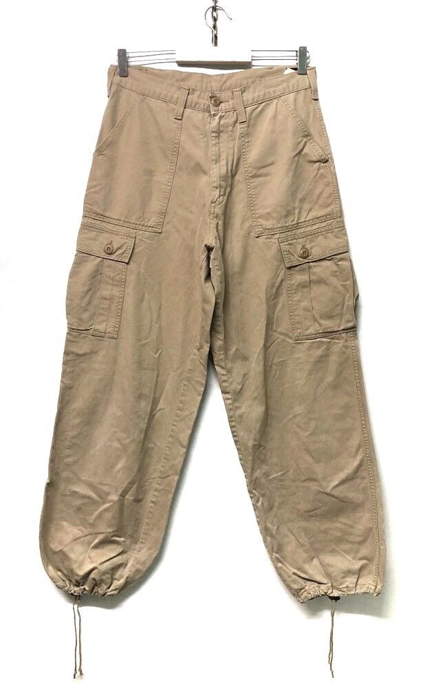 Schott Cargo pants Scott millitry style drawstaring Size US 30 / EU 46 - 1 Thumbnail