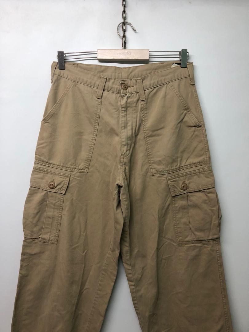 Schott Cargo pants Scott millitry style drawstaring Size US 30 / EU 46 - 3 Thumbnail