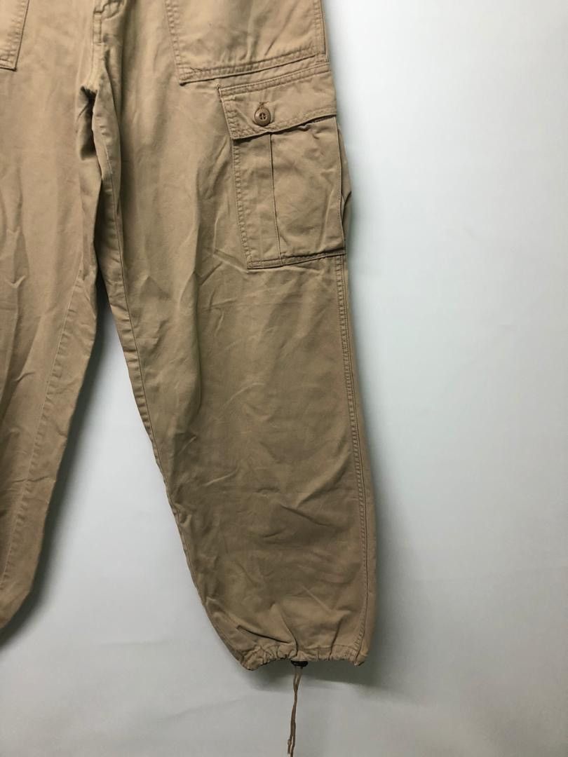Schott Cargo pants Scott millitry style drawstaring Size US 30 / EU 46 - 6 Thumbnail