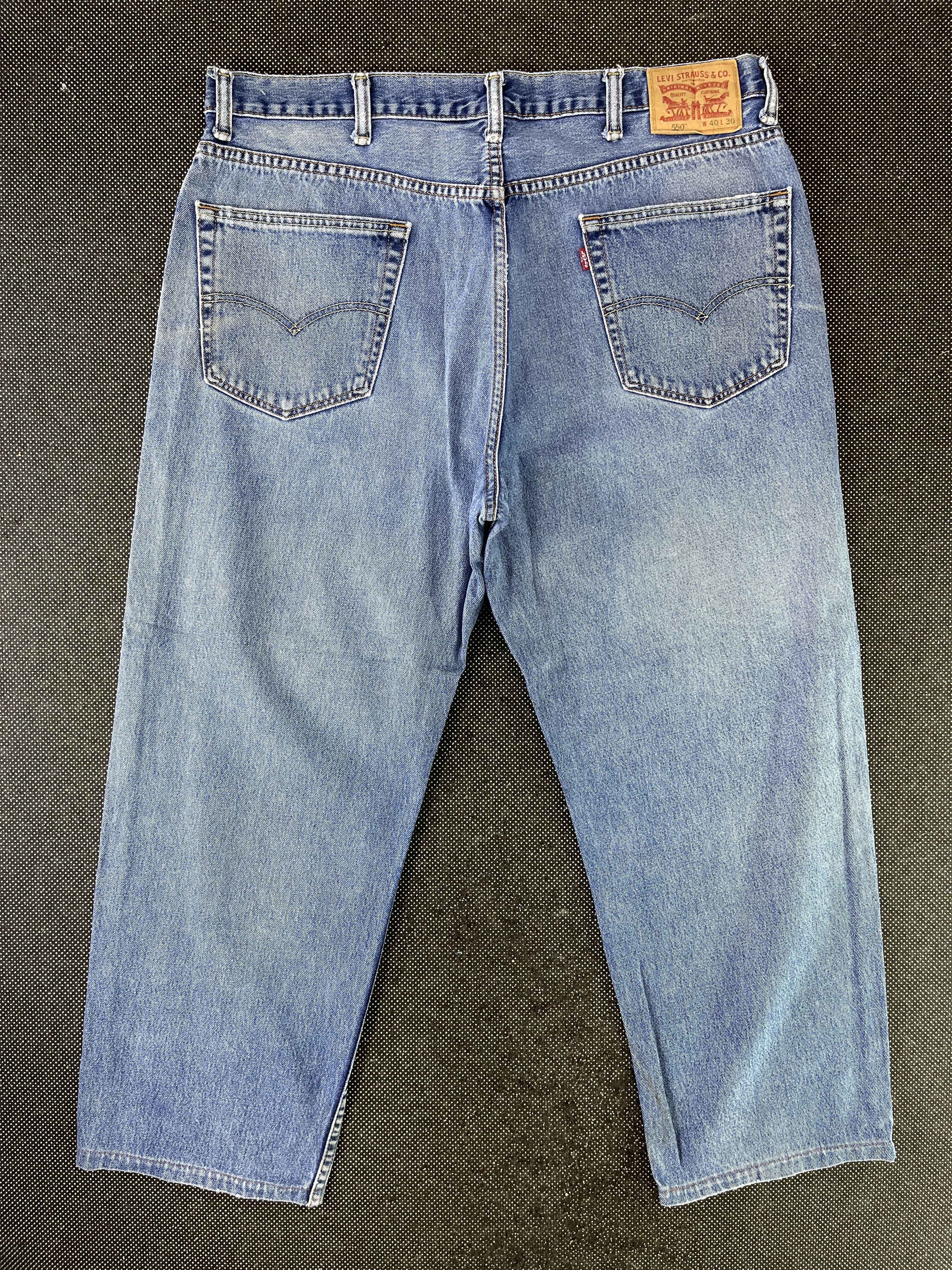 Levi's Vintage Levis 550 Stone Wash Jeans - J244 Size US 40 / EU 56 - 2 Thumbnail