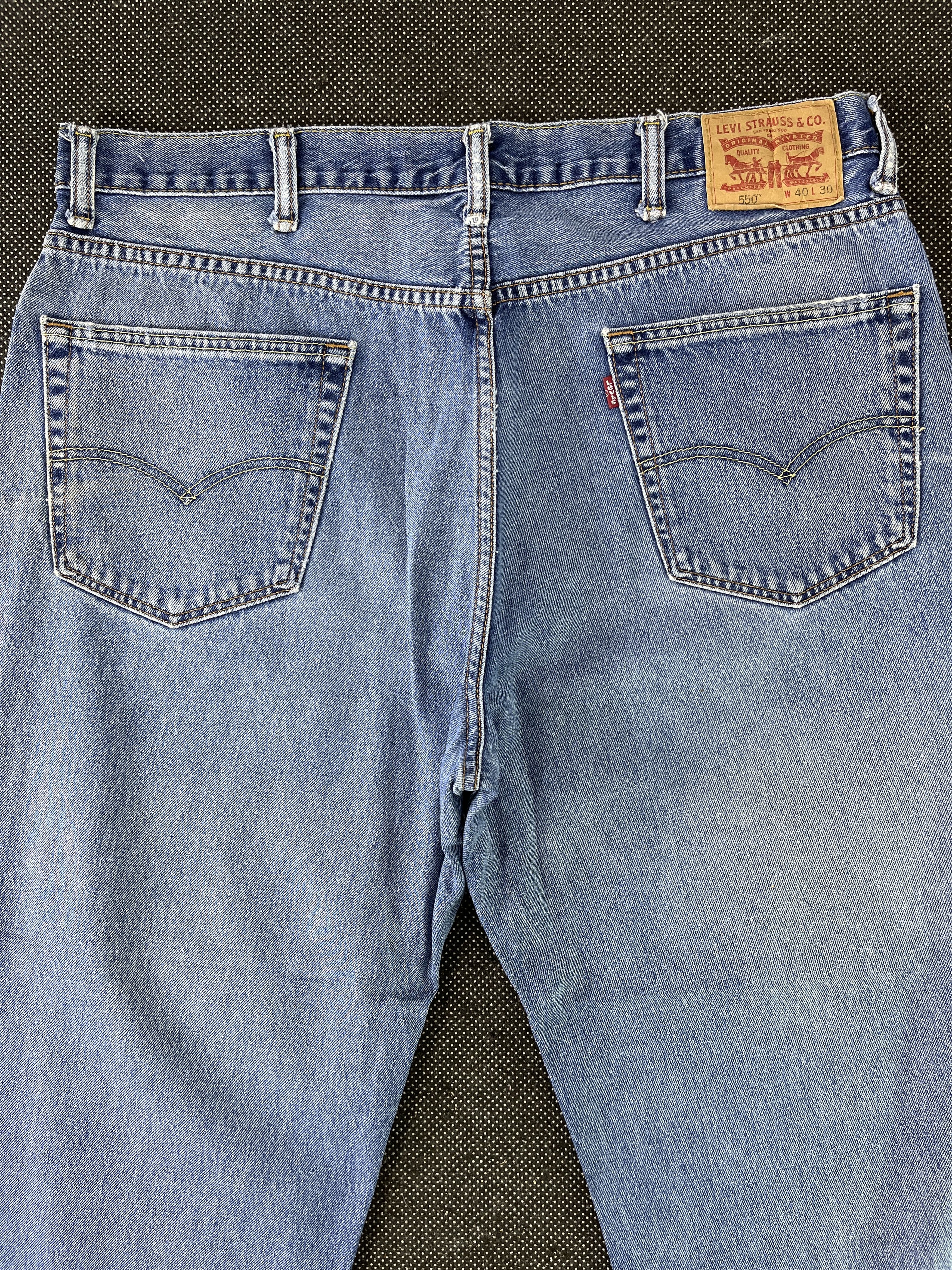 Levi's Vintage Levis 550 Stone Wash Jeans - J244 Size US 40 / EU 56 - 4 Thumbnail