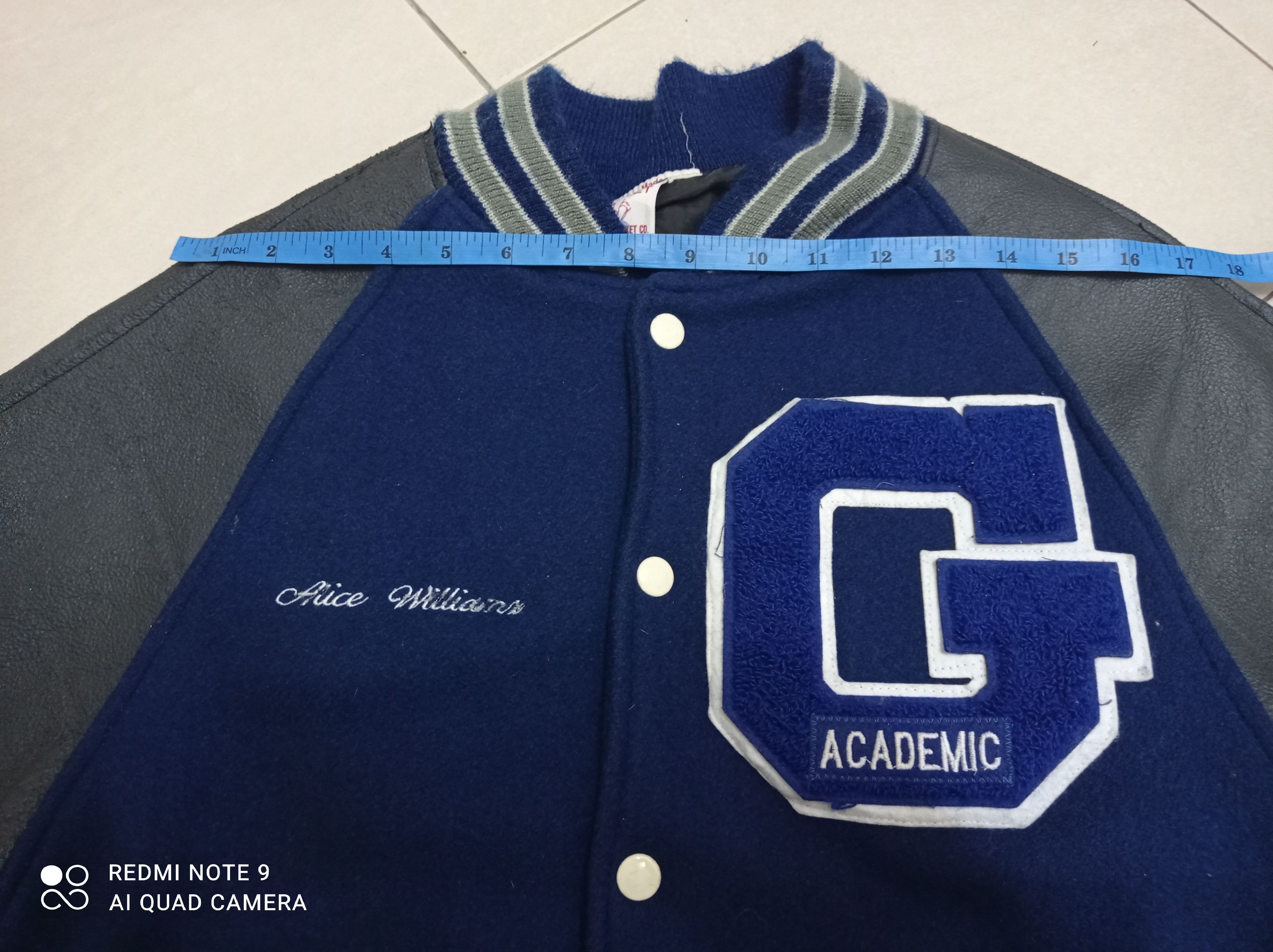 Vintage Vintage custom made award jacket by matt's size s Size US S / EU 44-46 / 1 - 14 Thumbnail