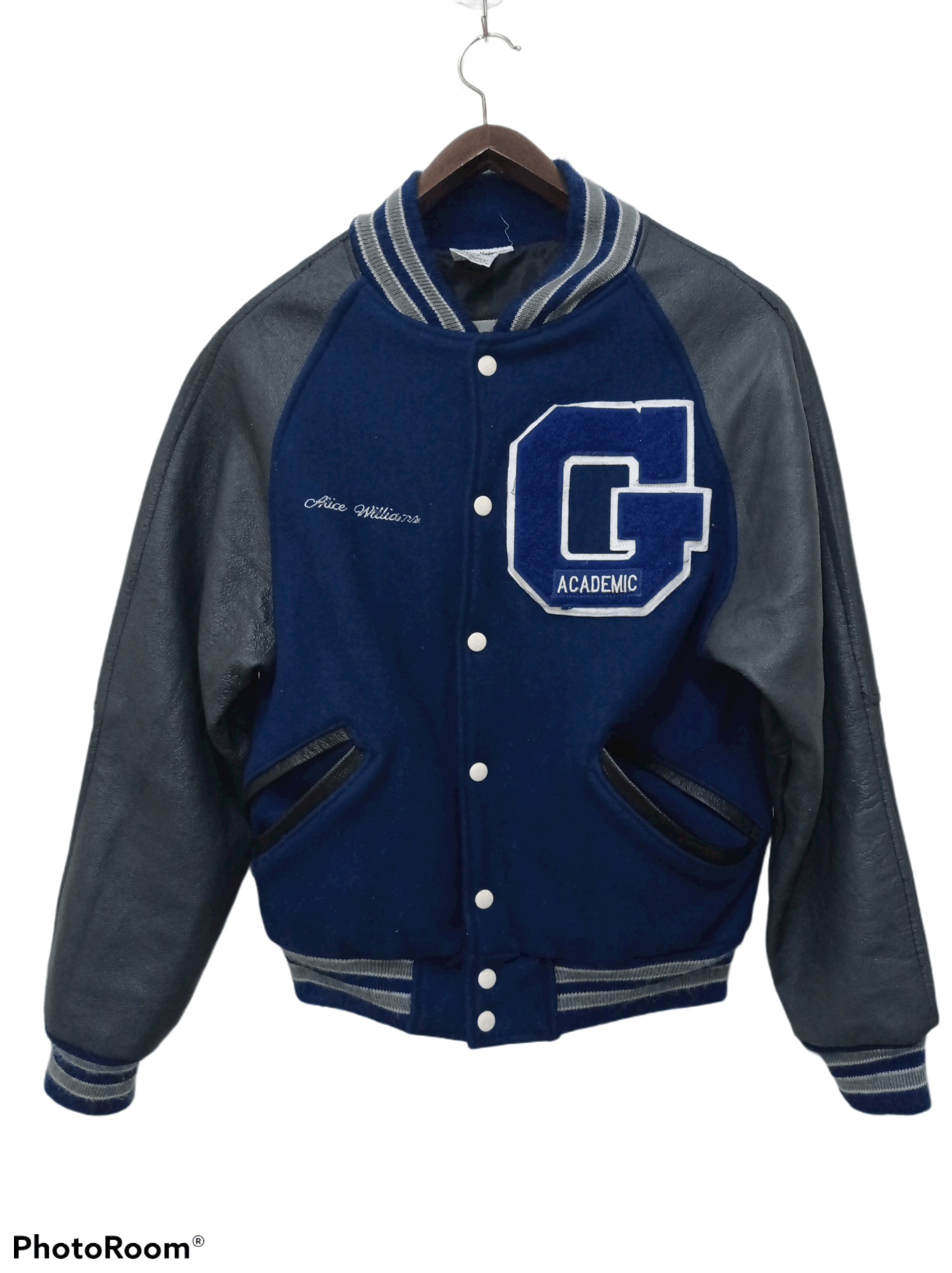 Vintage Vintage custom made award jacket by matt's size s Size US S / EU 44-46 / 1 - 1 Thumbnail