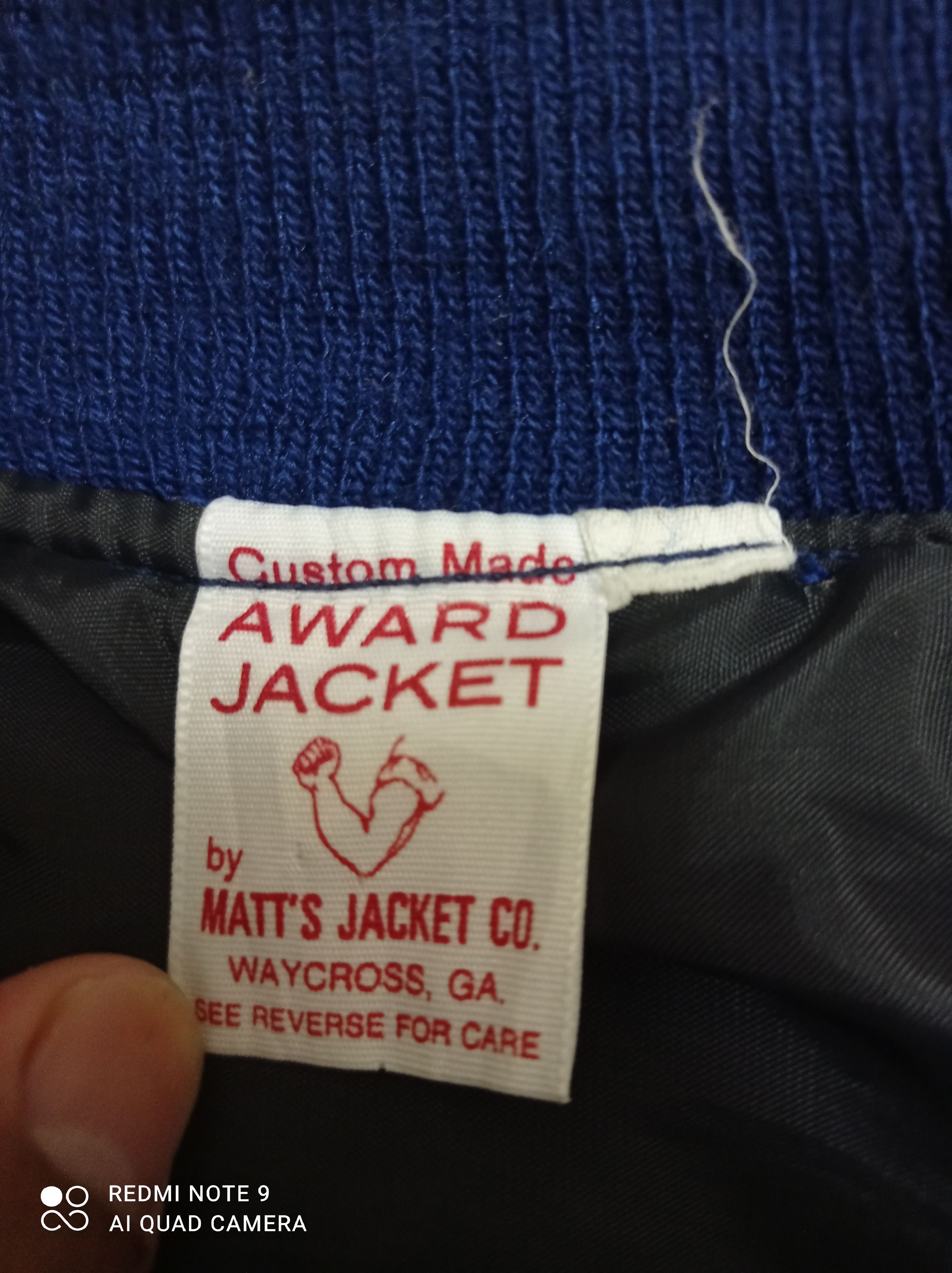 Vintage Vintage custom made award jacket by matt's size s Size US S / EU 44-46 / 1 - 9 Thumbnail