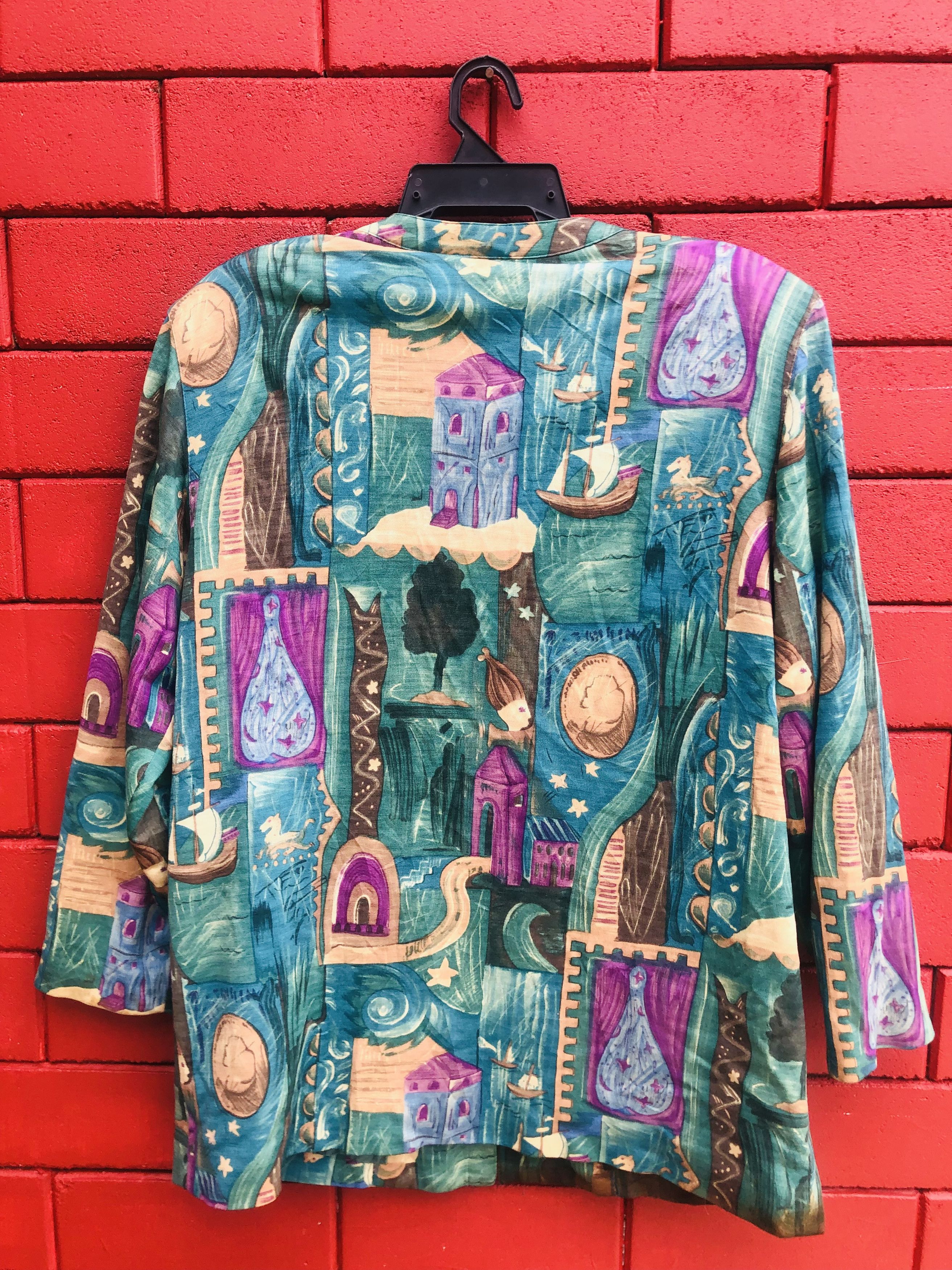 Japanese Brand × Vintage Vintage Japanese Designer Fashion Style Jacket Size US L / EU 52-54 / 3 - 2 Thumbnail