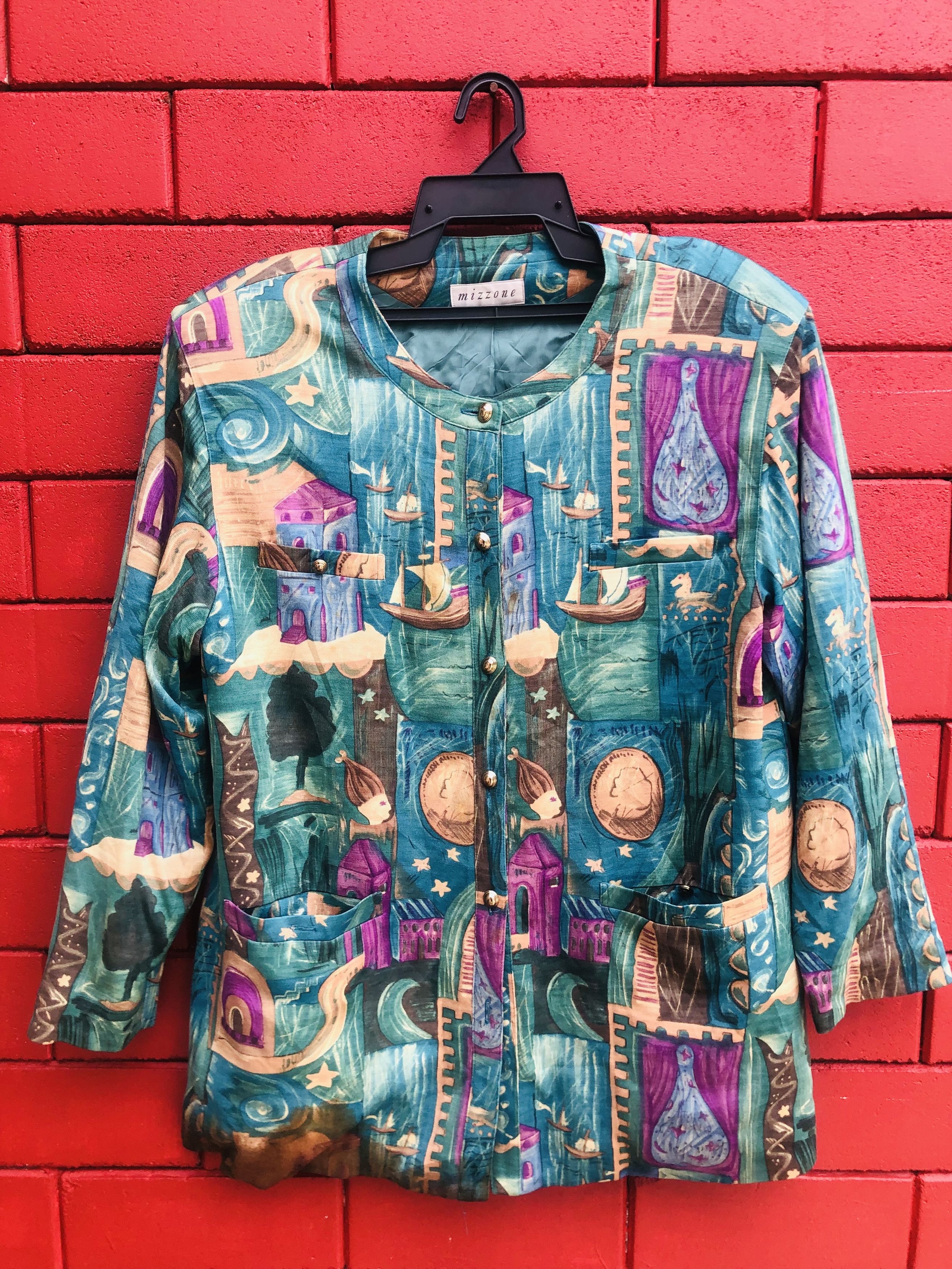 Japanese Brand × Vintage Vintage Japanese Designer Fashion Style Jacket Size US L / EU 52-54 / 3 - 1 Thumbnail