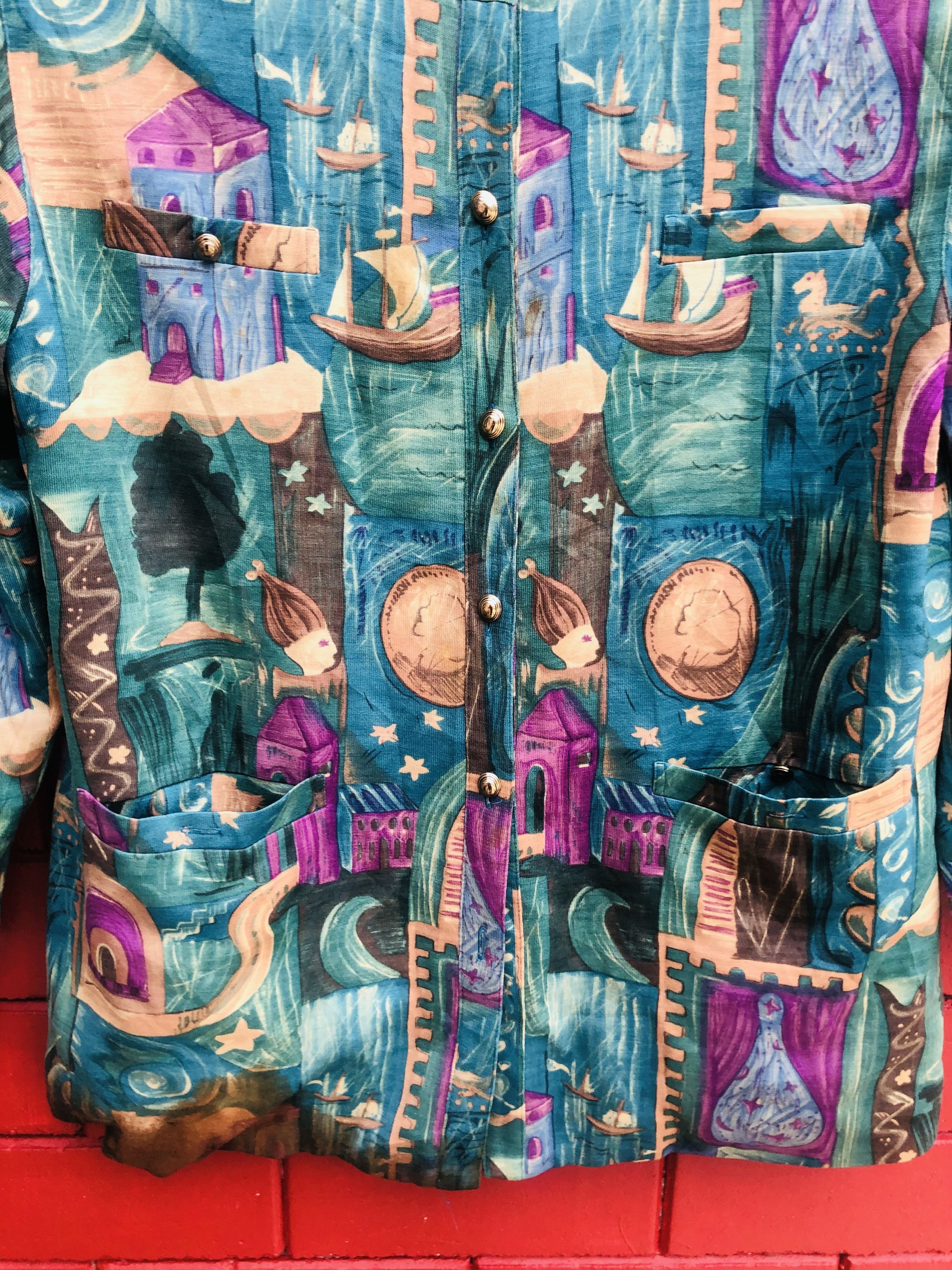 Japanese Brand × Vintage Vintage Japanese Designer Fashion Style Jacket Size US L / EU 52-54 / 3 - 6 Thumbnail