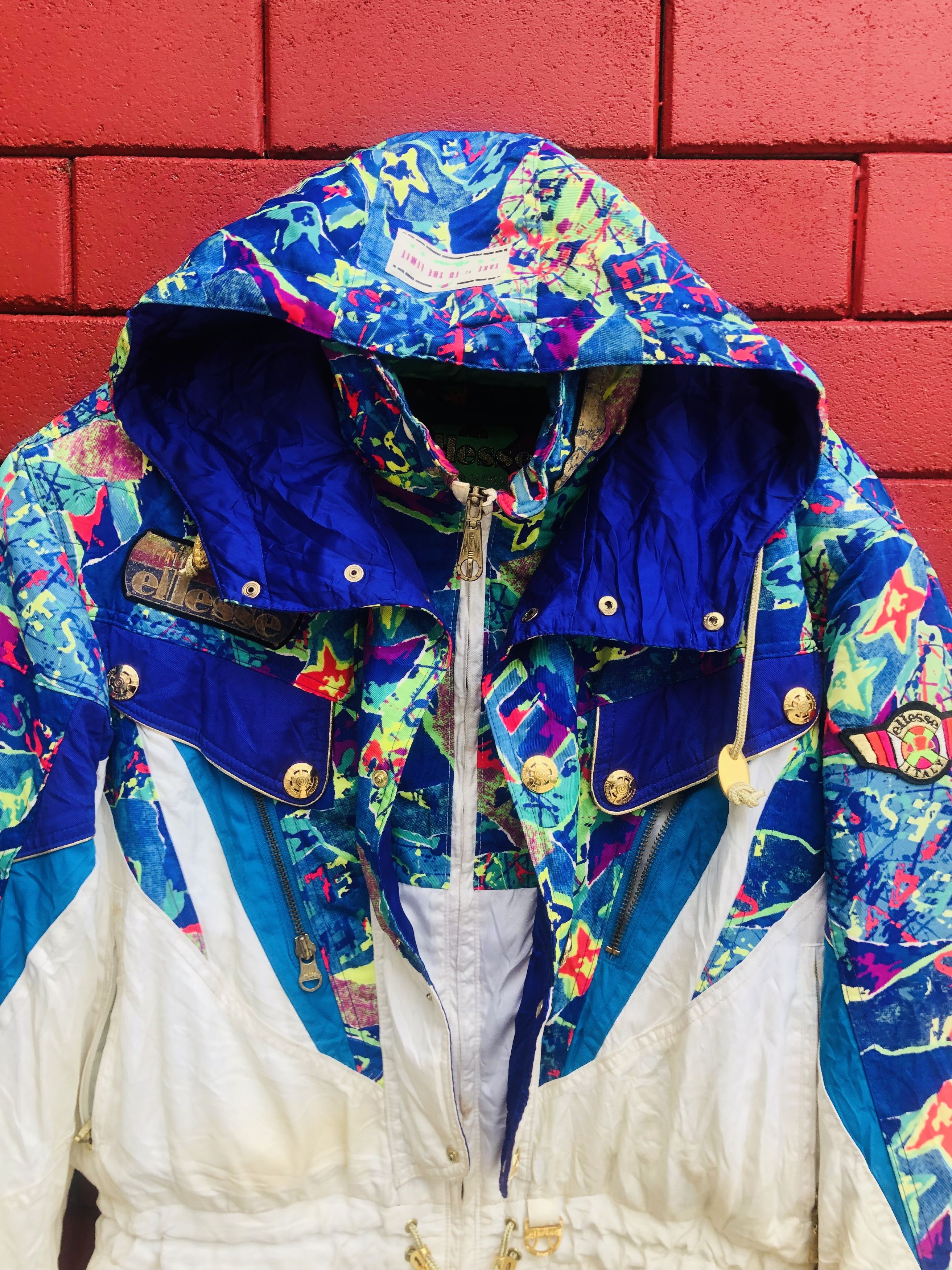 Ellesse × Vintage Vintage Ellesse Ski Japanese Designer Fashion Style Jacket Size US L / EU 52-54 / 3 - 3 Thumbnail