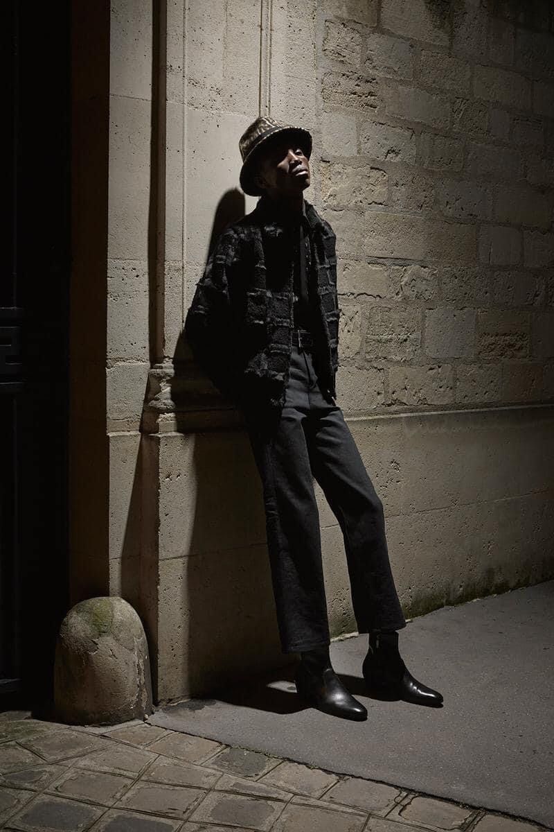 Saint Laurent Paris FW20 Black Teddy Jacket Shearling Carreaux Sz48 Size US M / EU 48-50 / 2 - 9 Thumbnail
