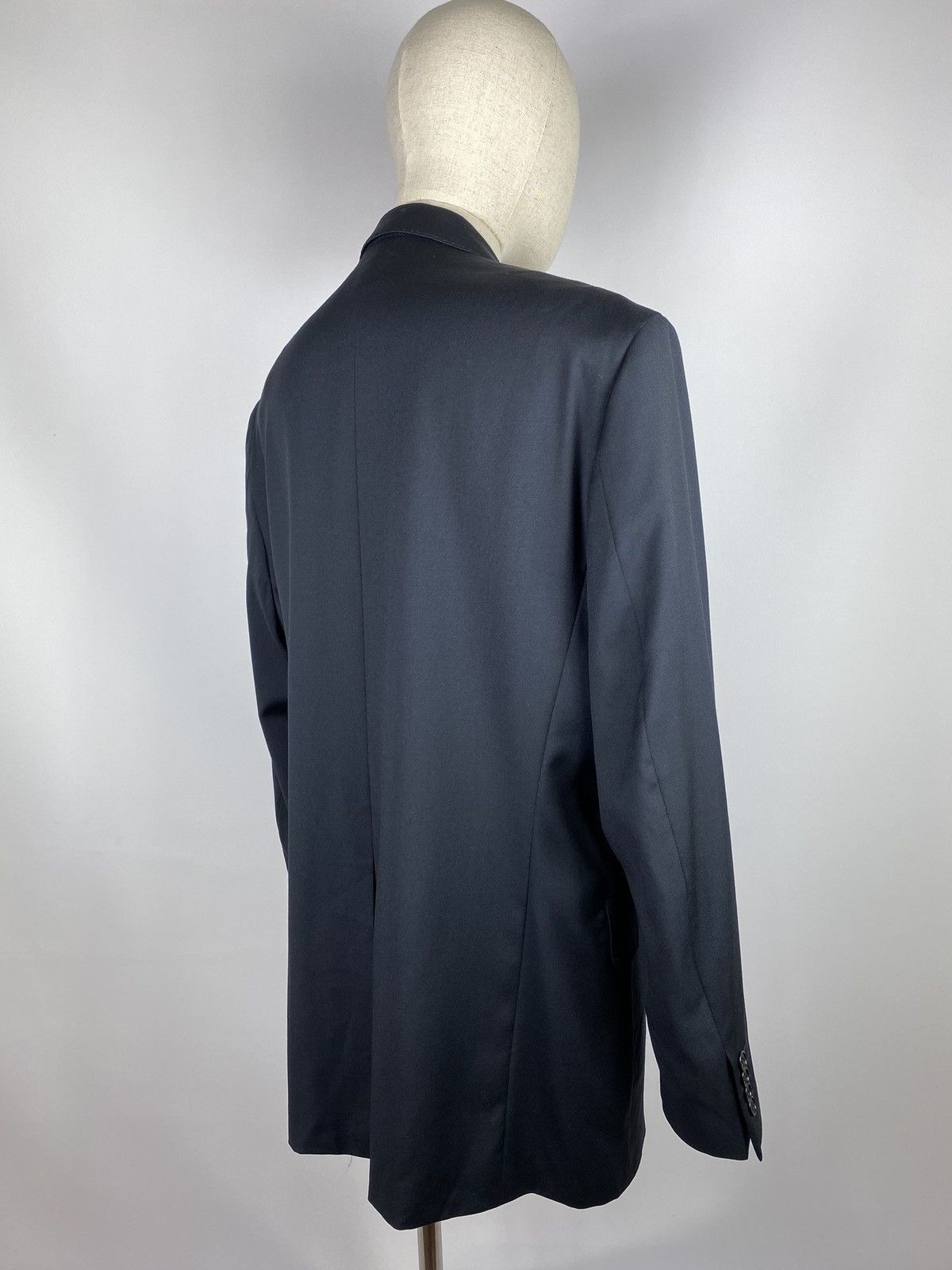 Paoloni Paoloni men’s virgin wool blazer jacket size 52 navy Size 42R - 7 Thumbnail