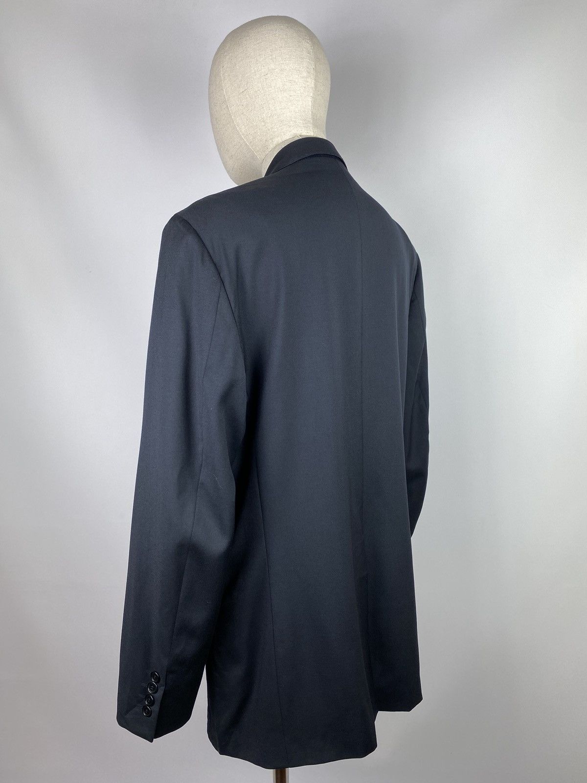 Paoloni Paoloni men’s virgin wool blazer jacket size 52 navy Size 42R - 6 Thumbnail
