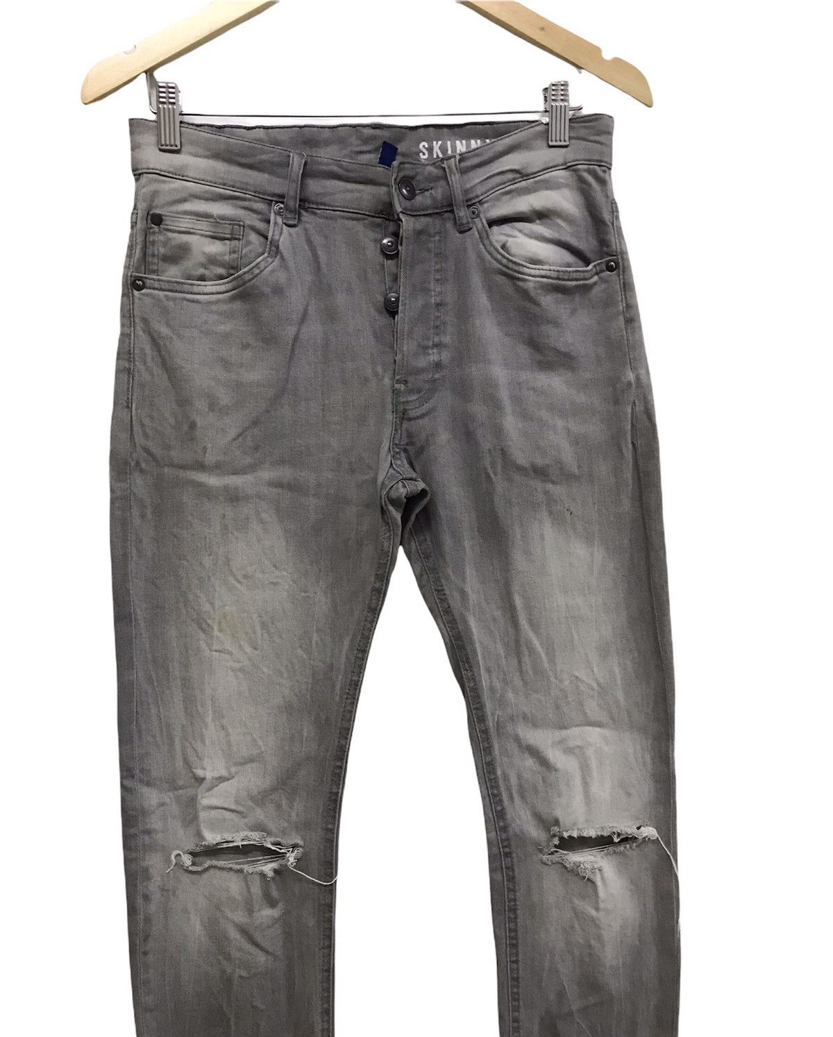 H&M Nice❗️H&M Distressed Skiny Jeans Size US 31 - 3 Thumbnail