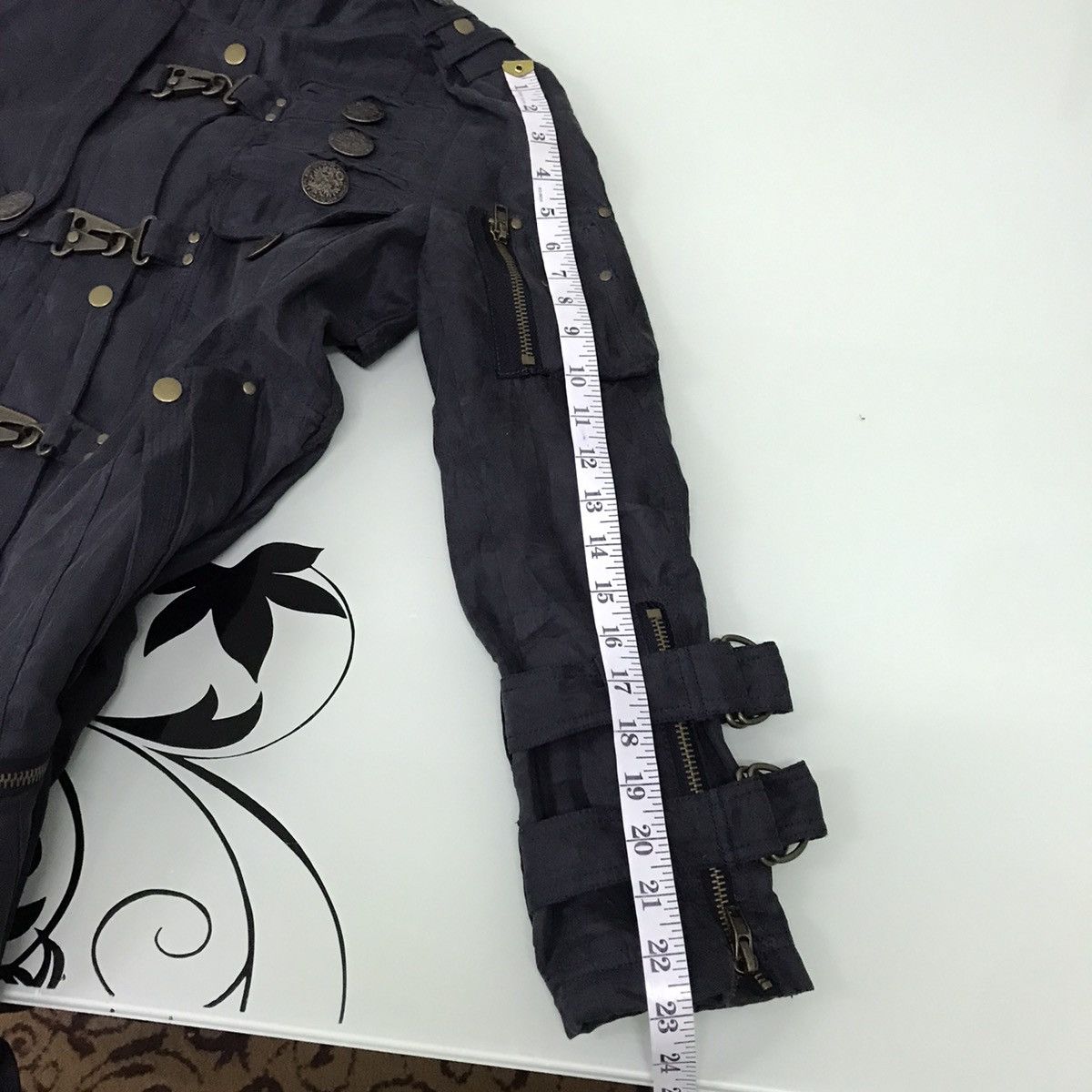 If Six Was Nine 🥷🏿Harajuku Rebels SWORDFISH Steampunk Bondage Long Jacket Size S / US 4 / IT 40 - 19 Thumbnail