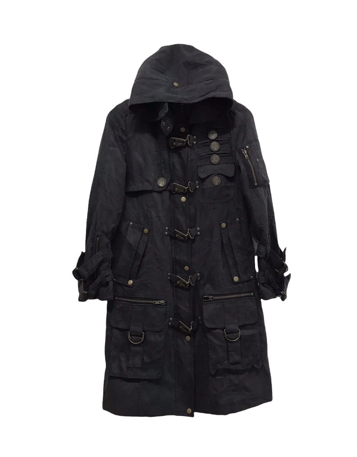 🥷🏿Harajuku Rebels SWORDFISH Steampunk Bondage Long Jacket