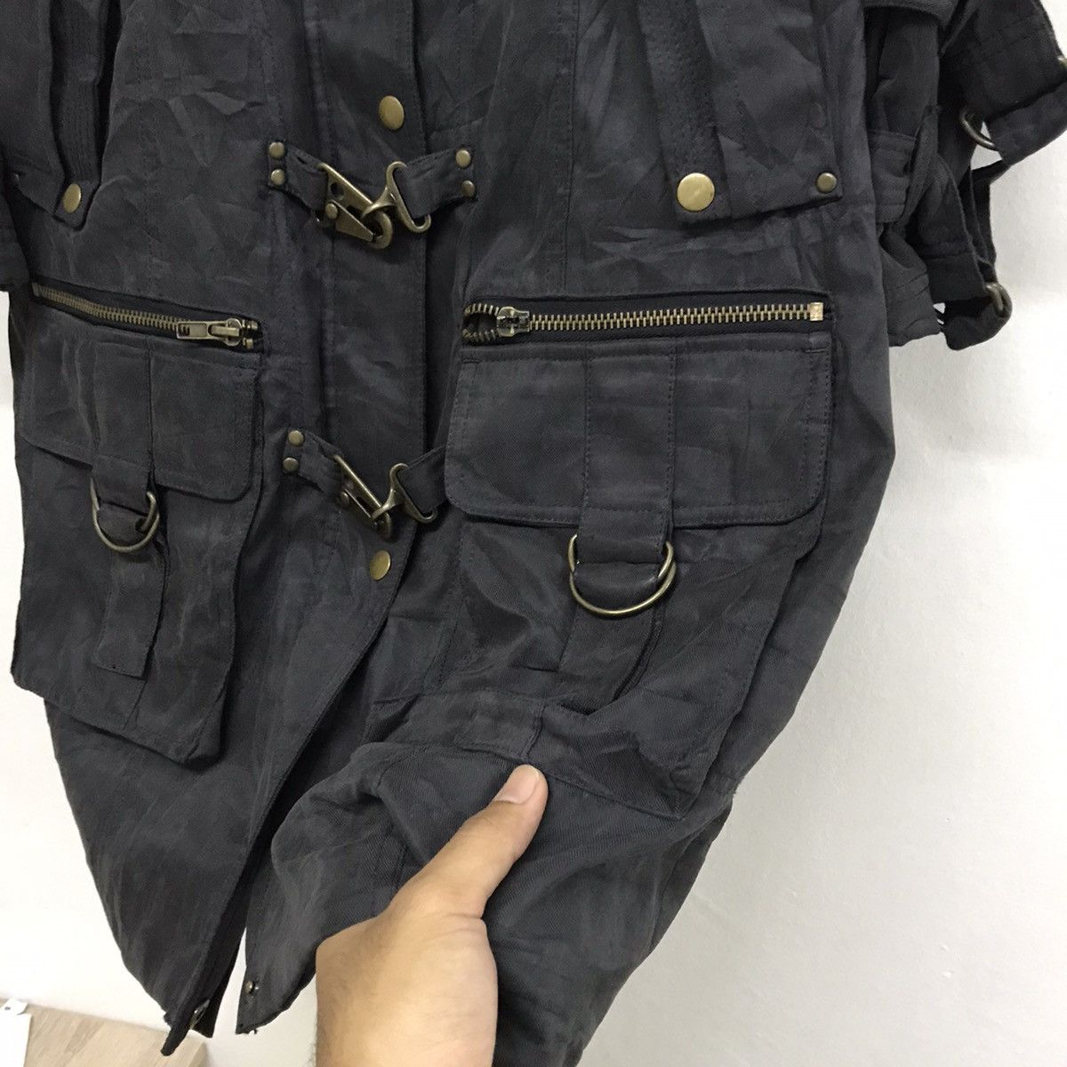 If Six Was Nine 🥷🏿Harajuku Rebels SWORDFISH Steampunk Bondage Long Jacket Size S / US 4 / IT 40 - 6 Thumbnail