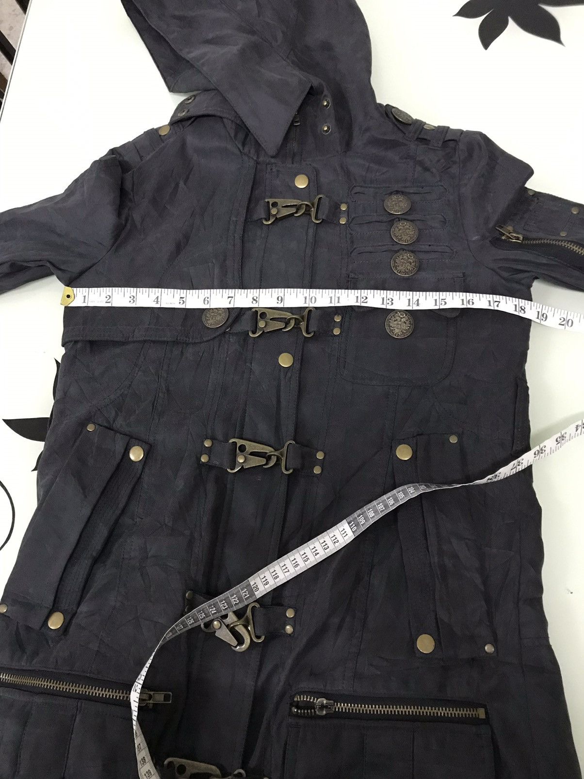 If Six Was Nine 🥷🏿Harajuku Rebels SWORDFISH Steampunk Bondage Long Jacket Size S / US 4 / IT 40 - 16 Thumbnail