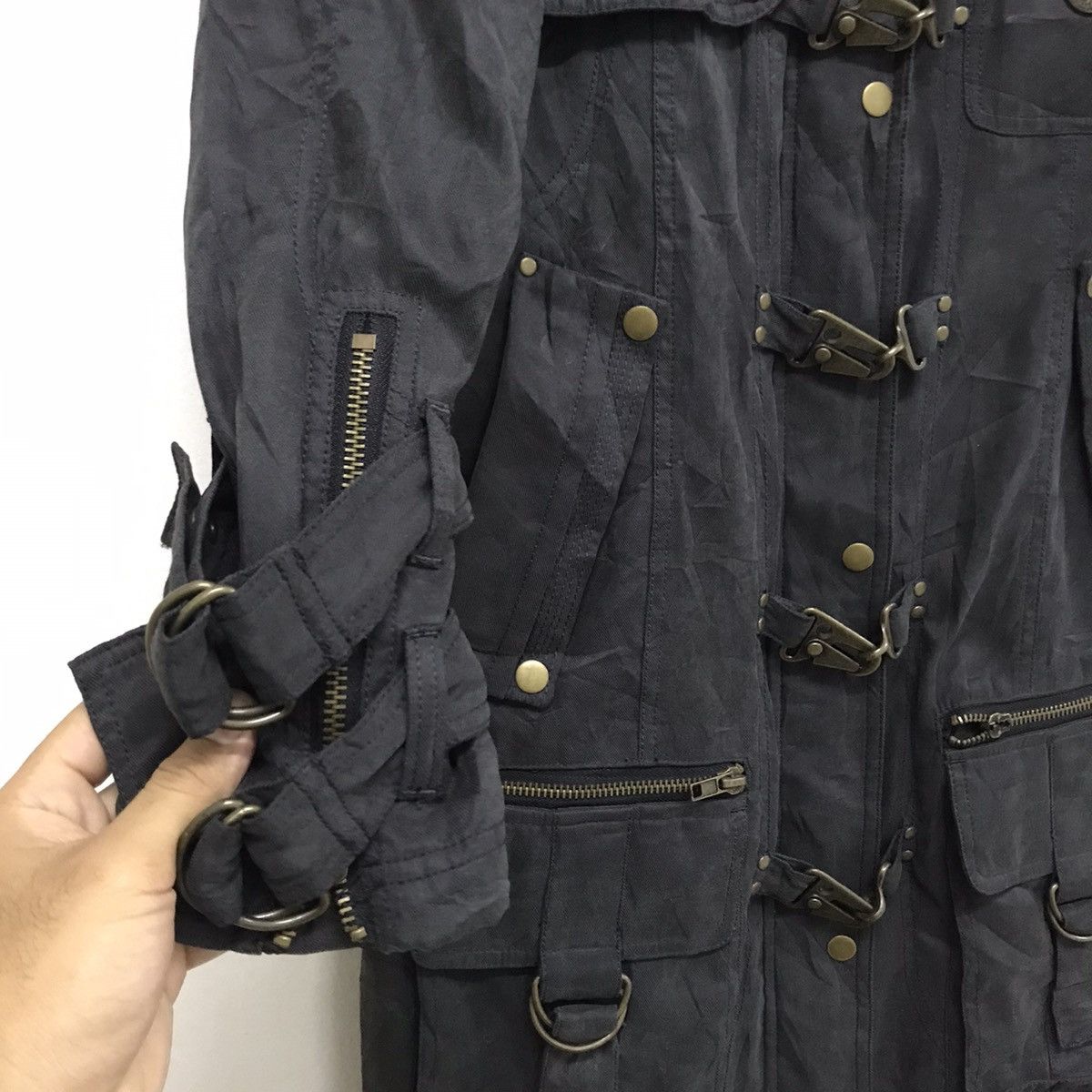 If Six Was Nine 🥷🏿Harajuku Rebels SWORDFISH Steampunk Bondage Long Jacket Size S / US 4 / IT 40 - 4 Thumbnail