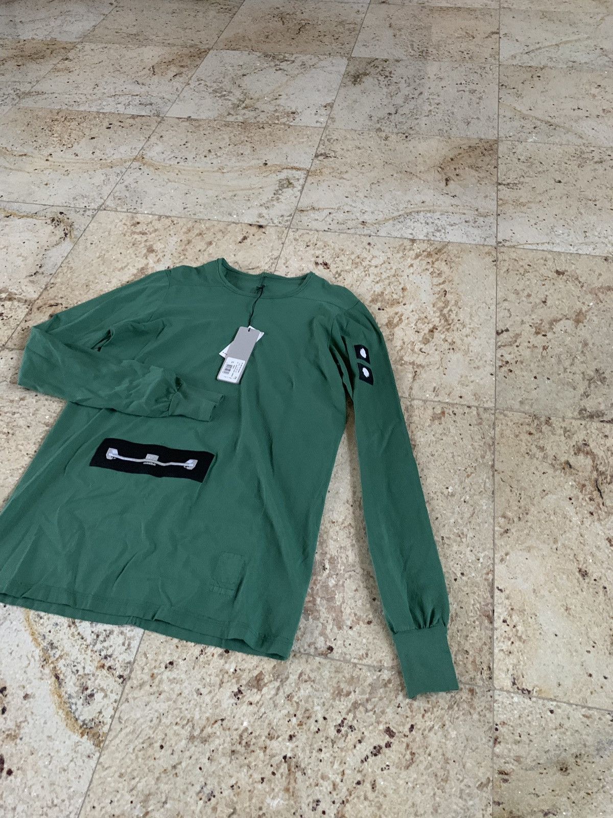 Rick Owens Drkshdw FW18 Level Tee in Institution Green Size US XS / EU 42 / 0 - 5 Thumbnail