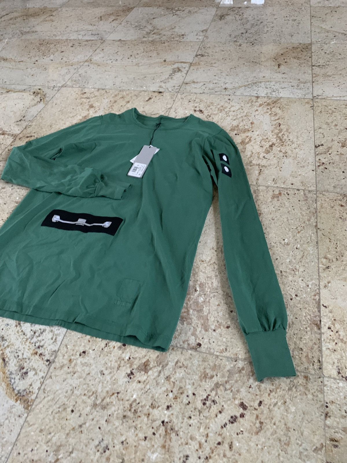 Rick Owens Drkshdw FW18 Level Tee in Institution Green Size US XS / EU 42 / 0 - 3 Thumbnail