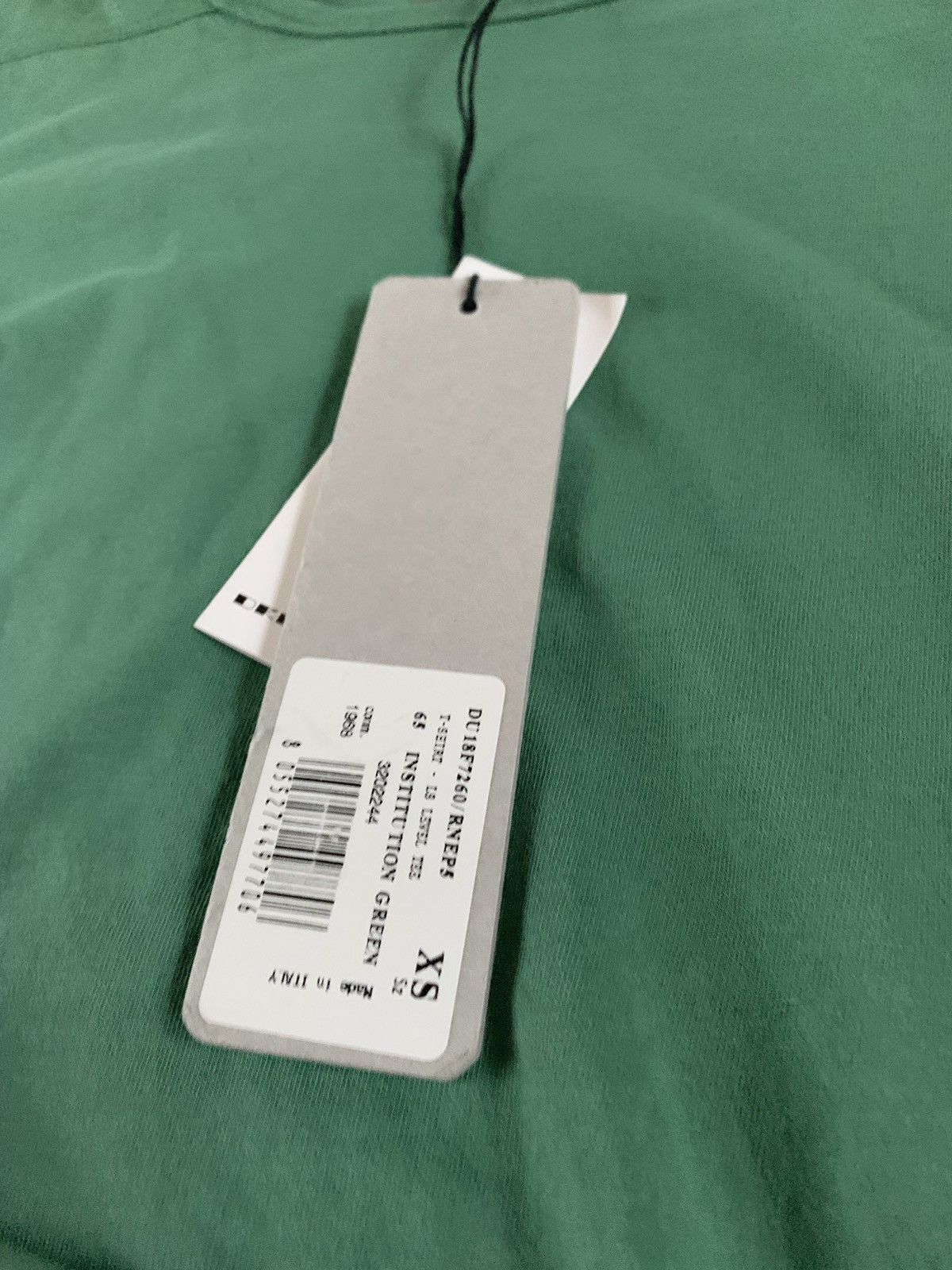 Rick Owens Drkshdw FW18 Level Tee in Institution Green Size US XS / EU 42 / 0 - 11 Thumbnail